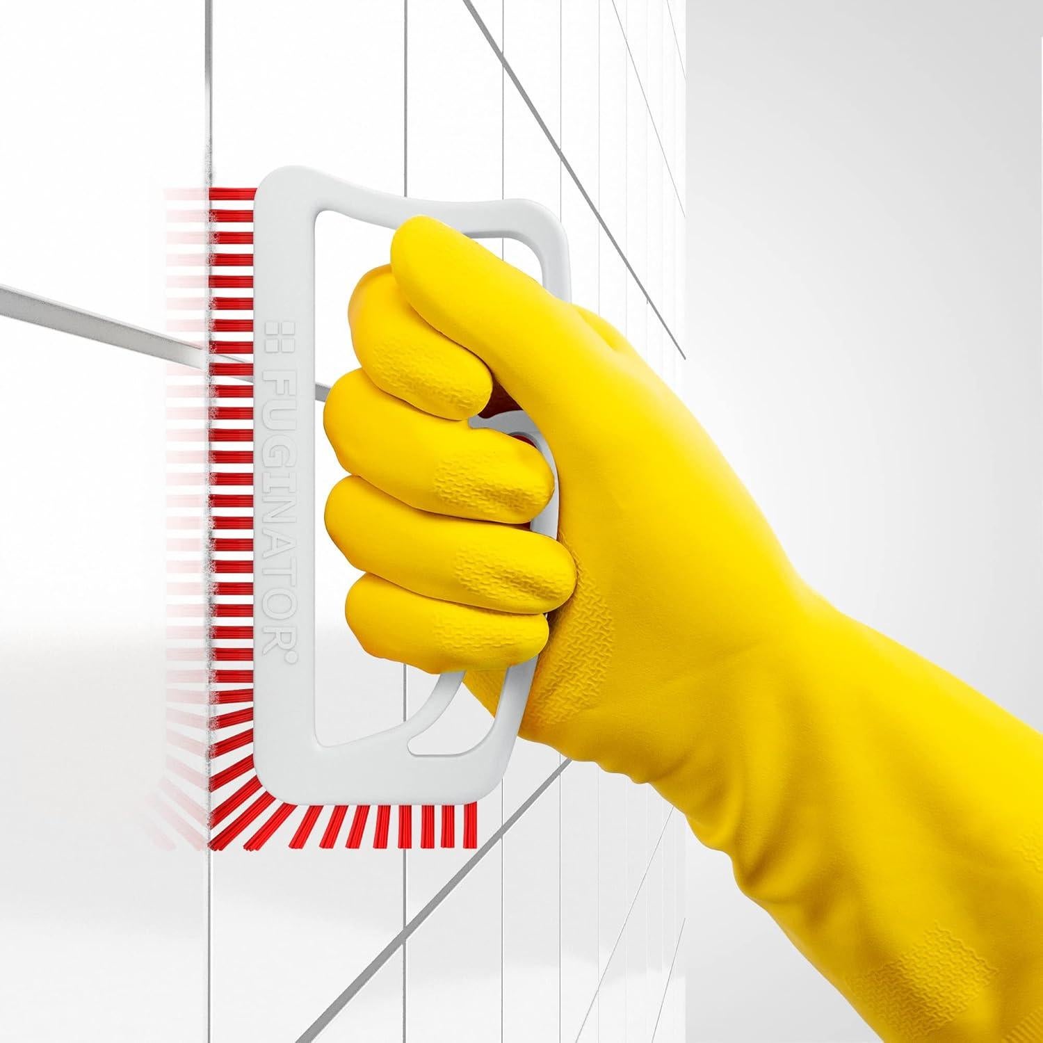 Cepillo de Juntas Fugenial Triangular de Nylon - Limpieza Baño y Cocina