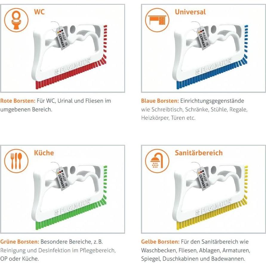 Cepillo de Juntas Fugenial Triangular de Nylon - Limpieza Baño y Cocina