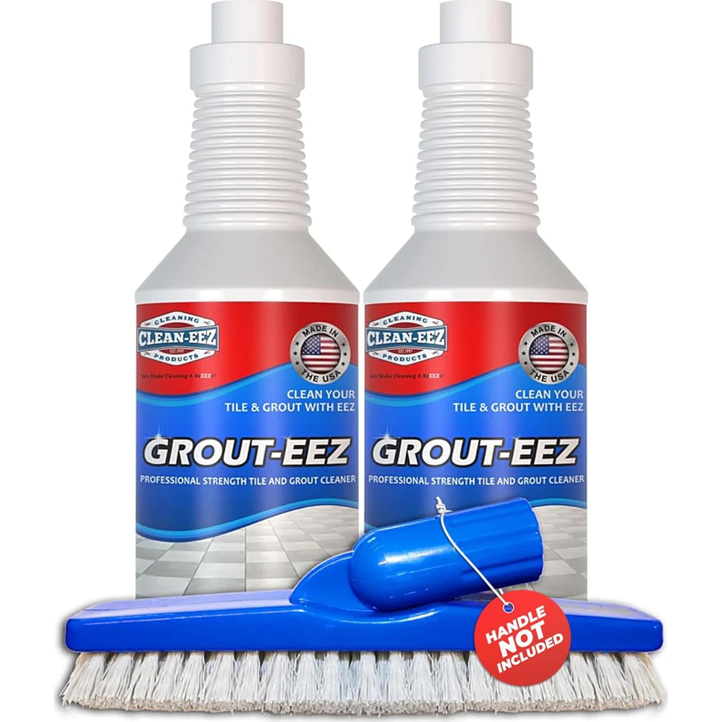 Limpiador de Lechada Clean-eez 32 oz + Cepillo de Piso