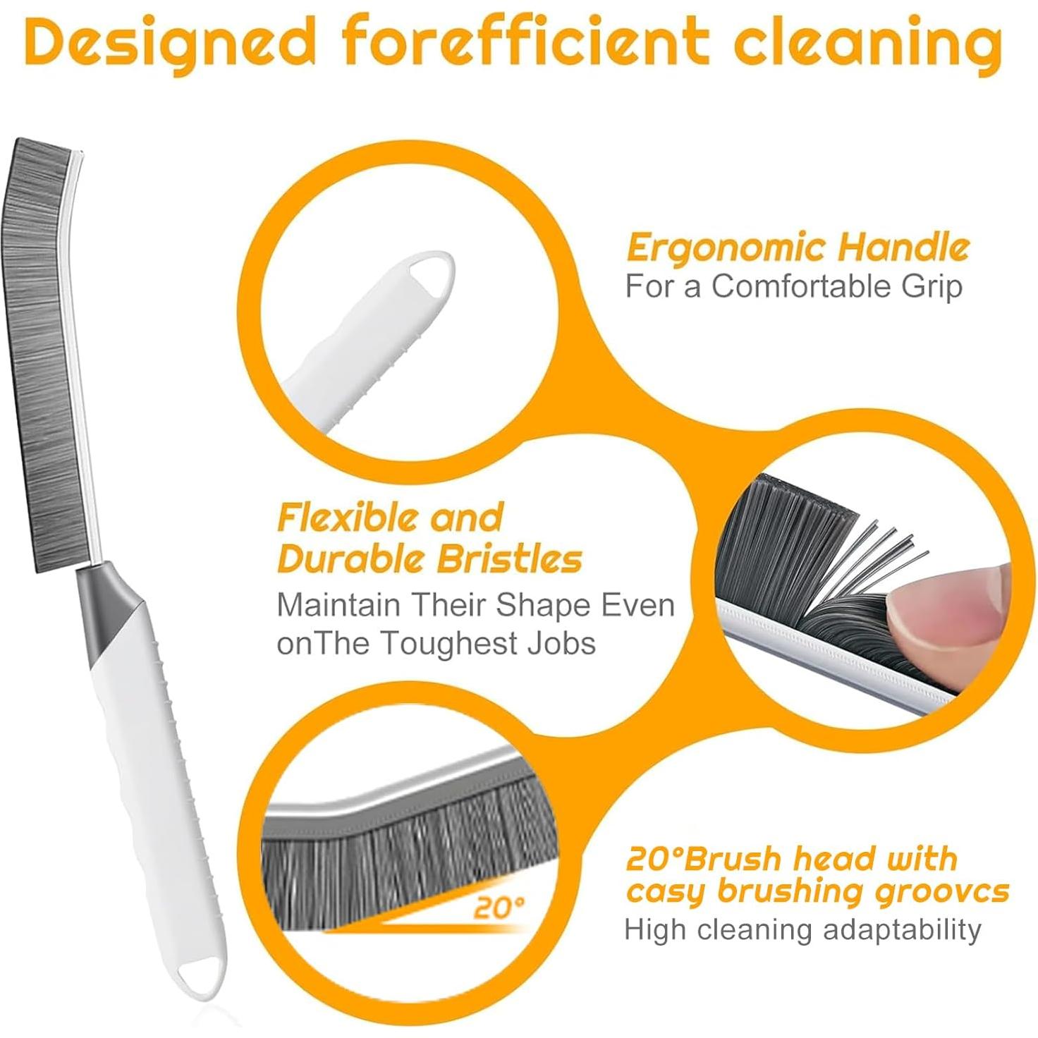 Juego de Cepillos de Limpieza SUOXU 2 Piezas para Grietas