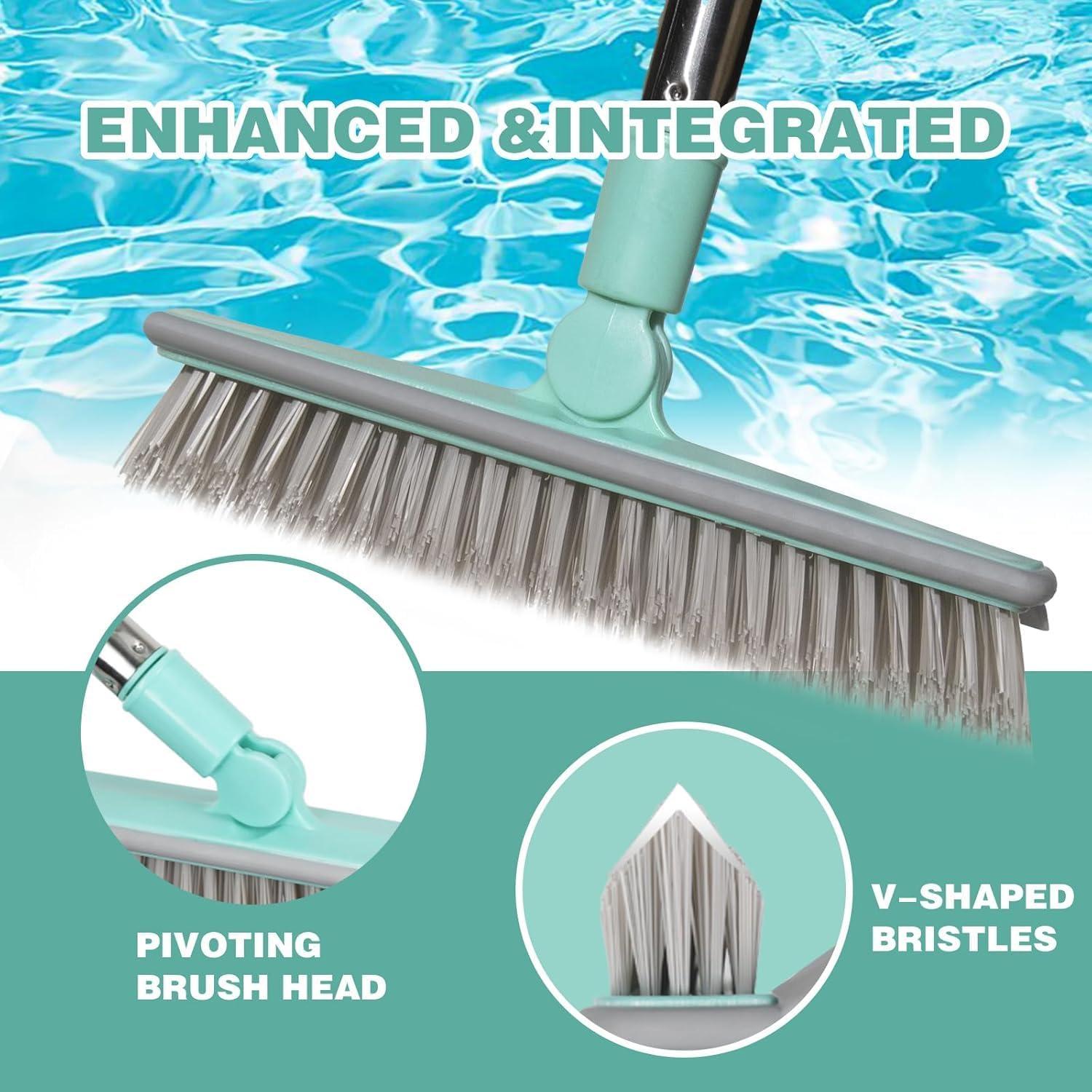 Cepillo de limpieza de lechada Bryquelin 63" ajustable