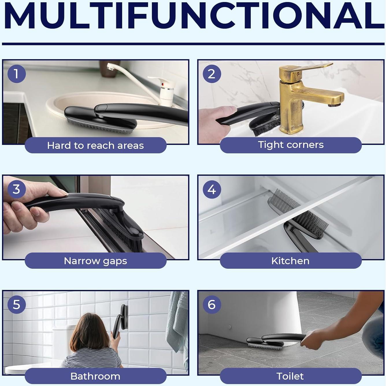 Set de Cepillos de Limpieza KMOSENIA 2PCS - Ranuras y Esquinas