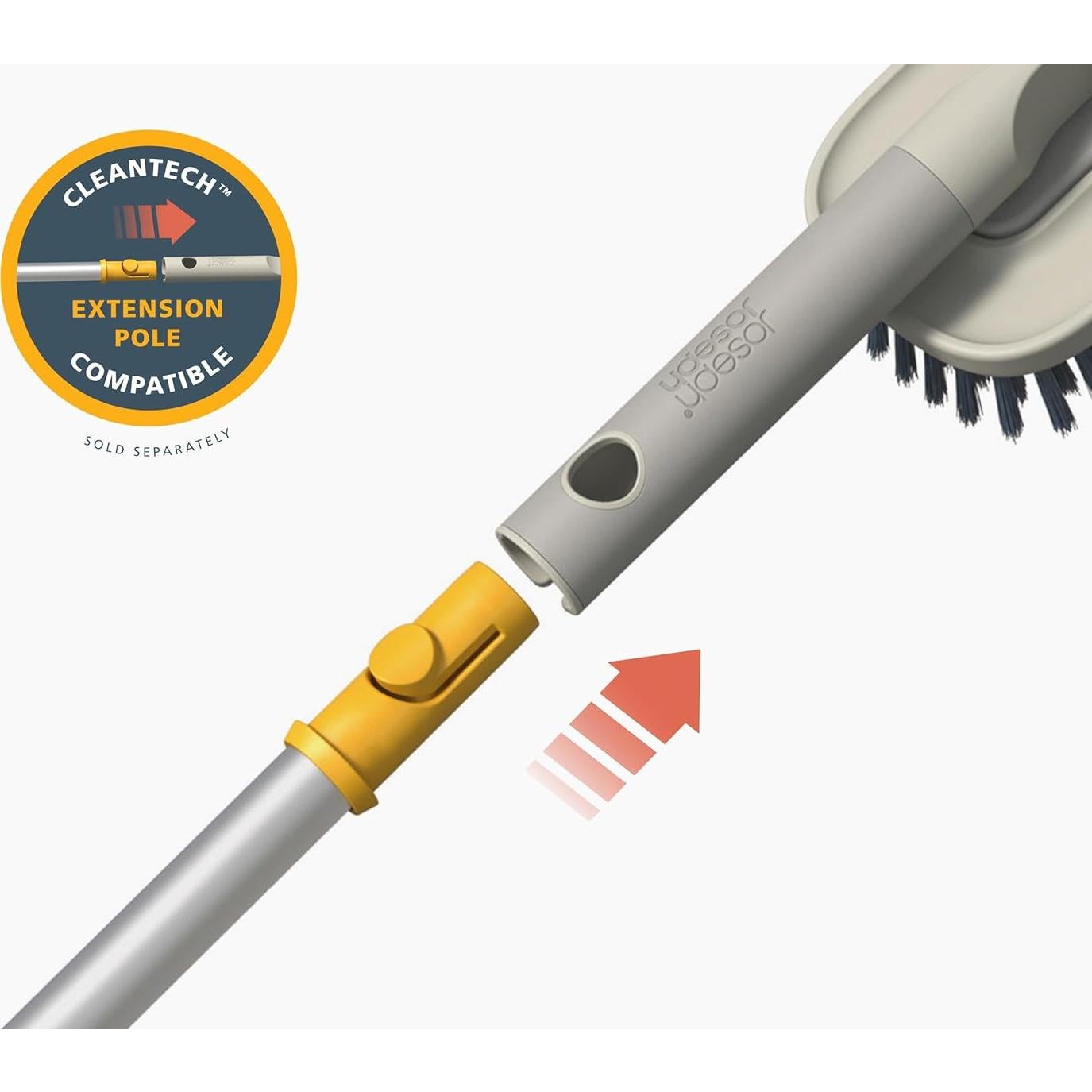 Limpiador de Azulejos 2-en-1 Joseph Joseph con Cepillo de Juntas