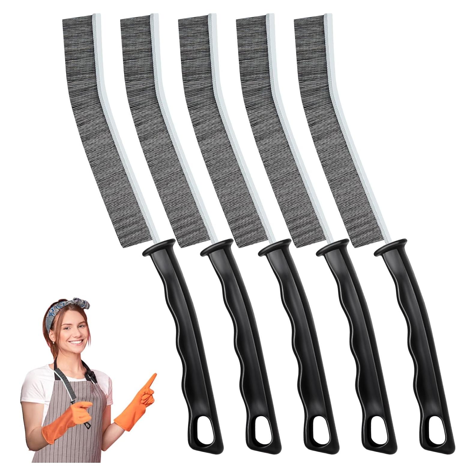 Cepillo de Limpieza de Ranuras GZJ - 5 Piezas, Cerdas Duras