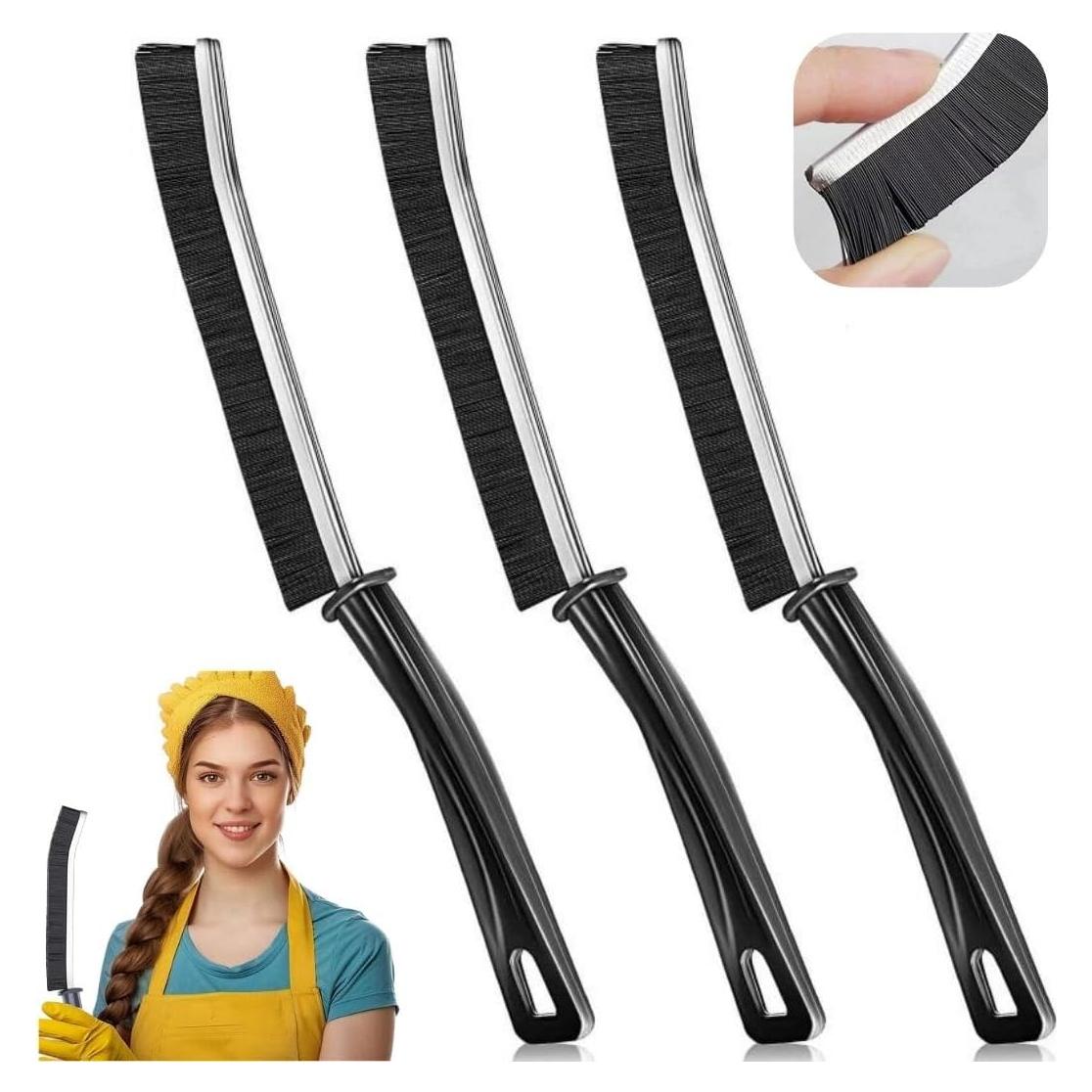 Juego de 3 Cepillos de Cerdas Duras Tekmartin para Limpieza