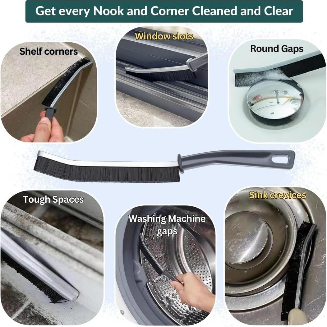 Juego de 3 Cepillos de Cerdas Duras Tekmartin para Limpieza