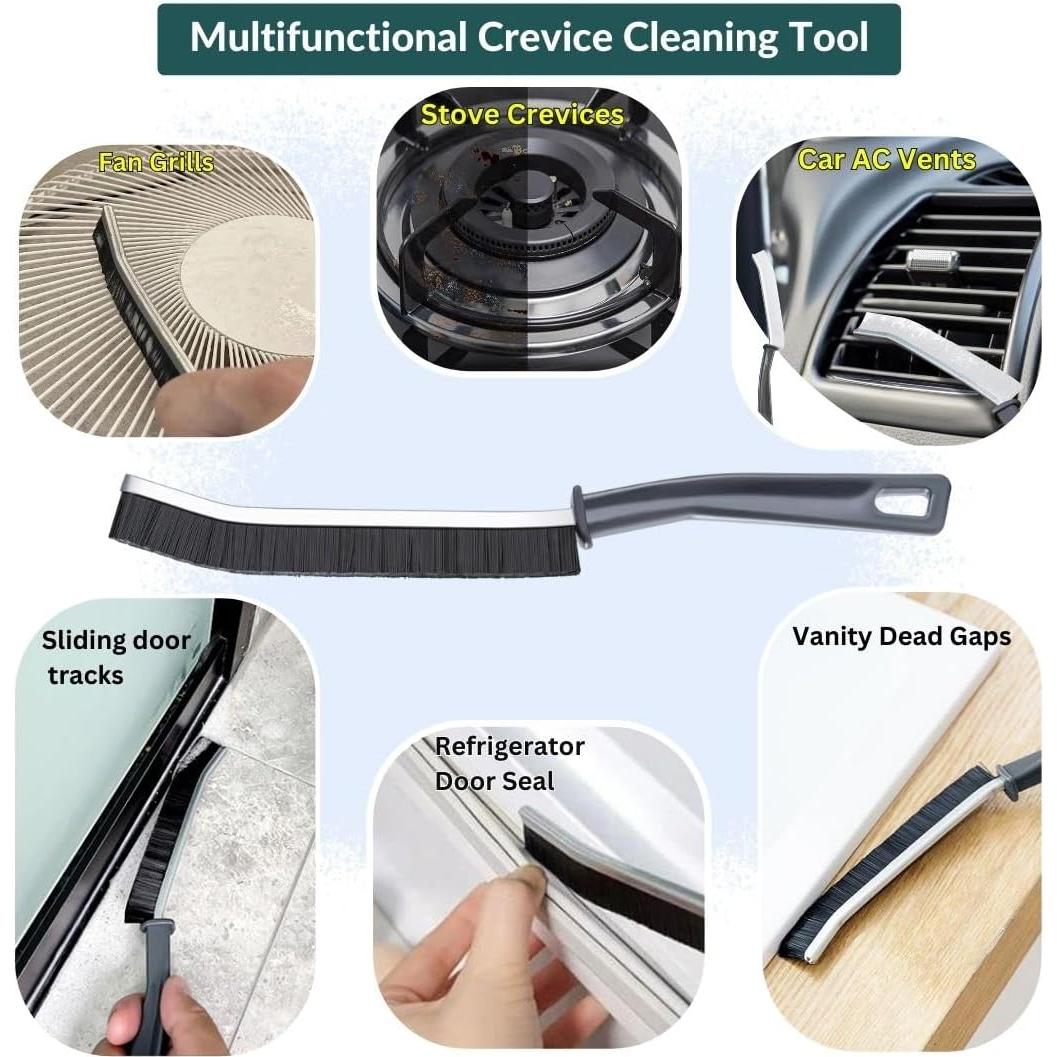 Juego de 3 Cepillos de Cerdas Duras Tekmartin para Limpieza