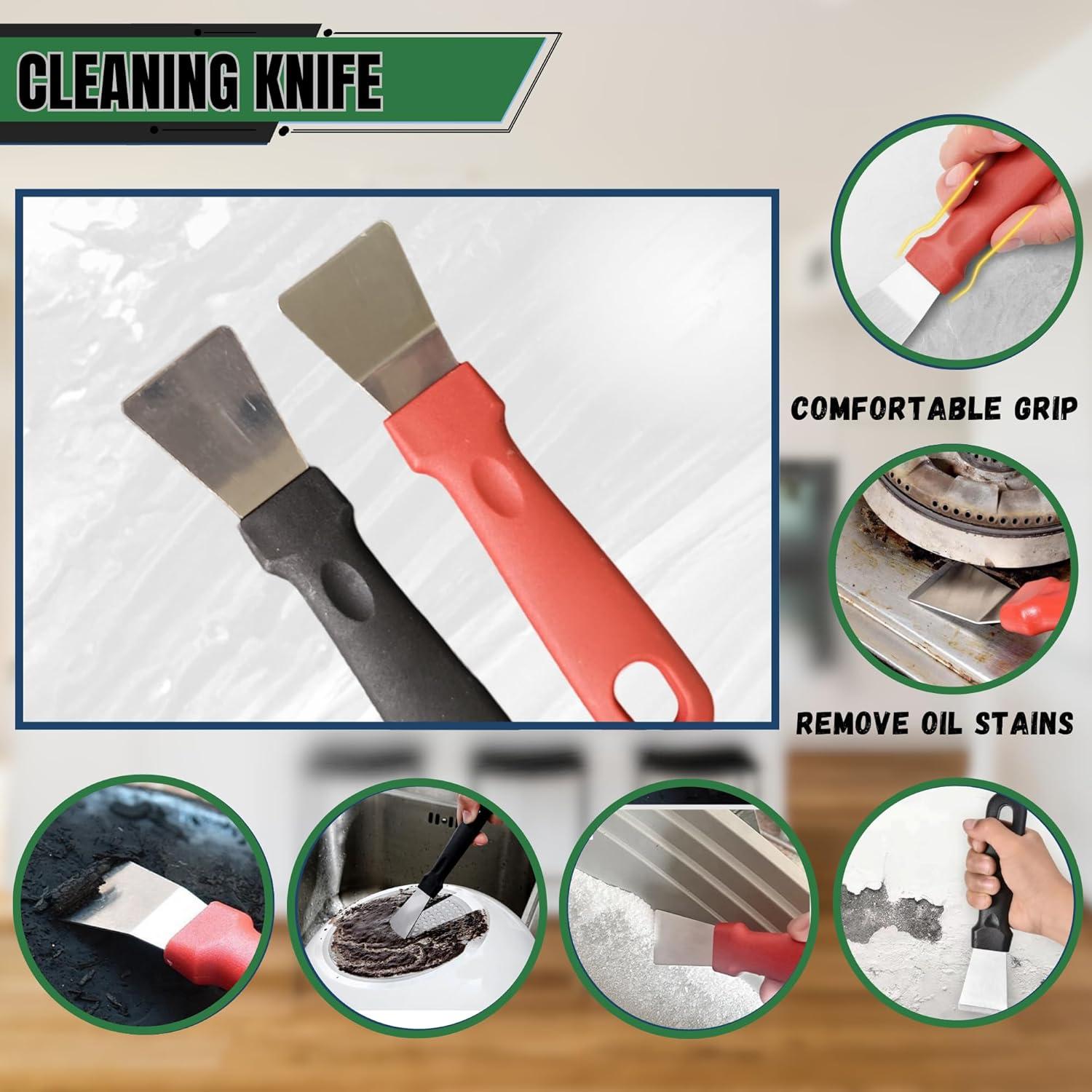 Juego de 13 Cepillos de Limpieza RNZO para Ranuras y Esquinas