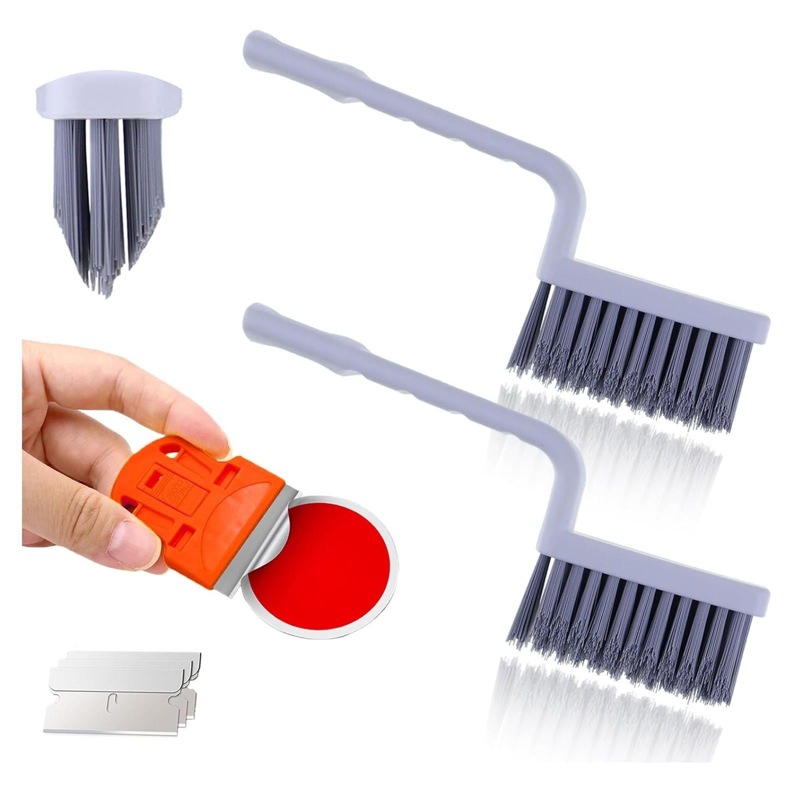 Cepillo Limpiador de Lechada LIEUDAGE en V, Cerda Dura