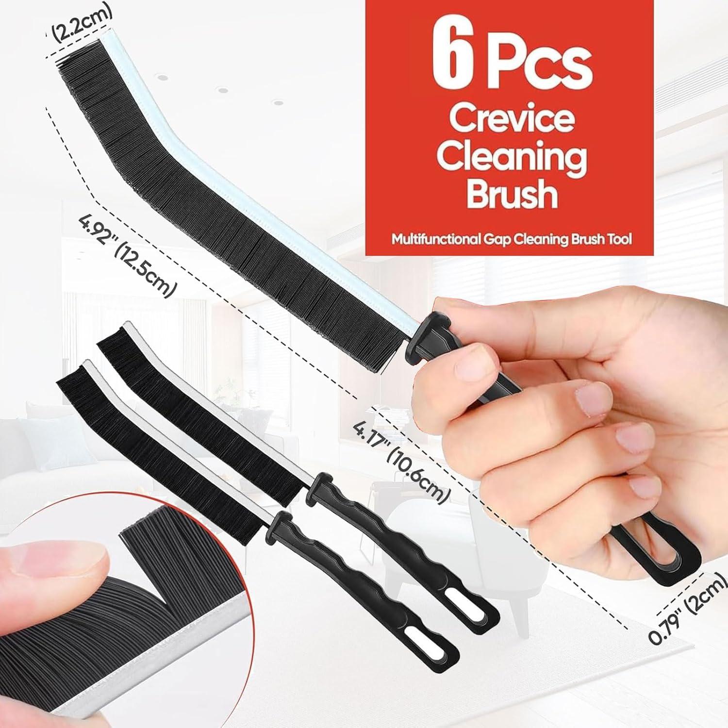 Cepillo de Limpieza de Ranuras LLQ - Paquete de 6 Unidades