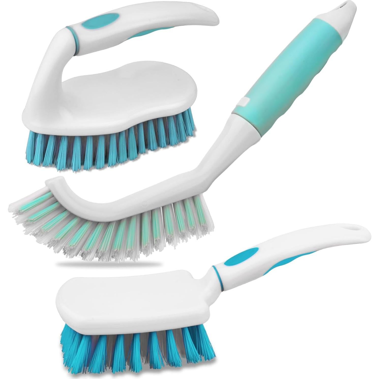 Juego de 3 Cepillos de Fregar FAMILIA DE CEPILLOS - Multiusos