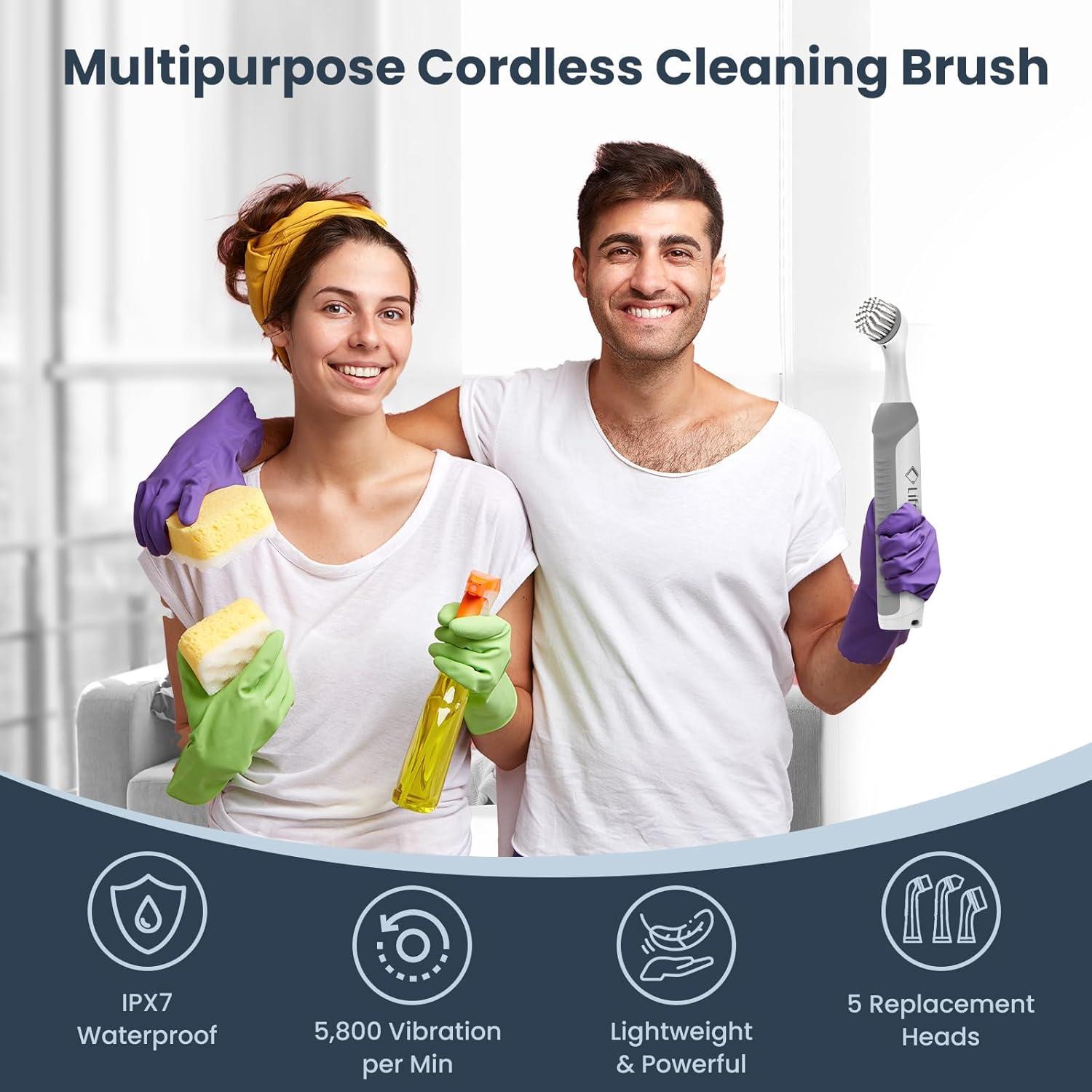 Cepillo de limpieza eléctrico LifeBasis recargable IPX7