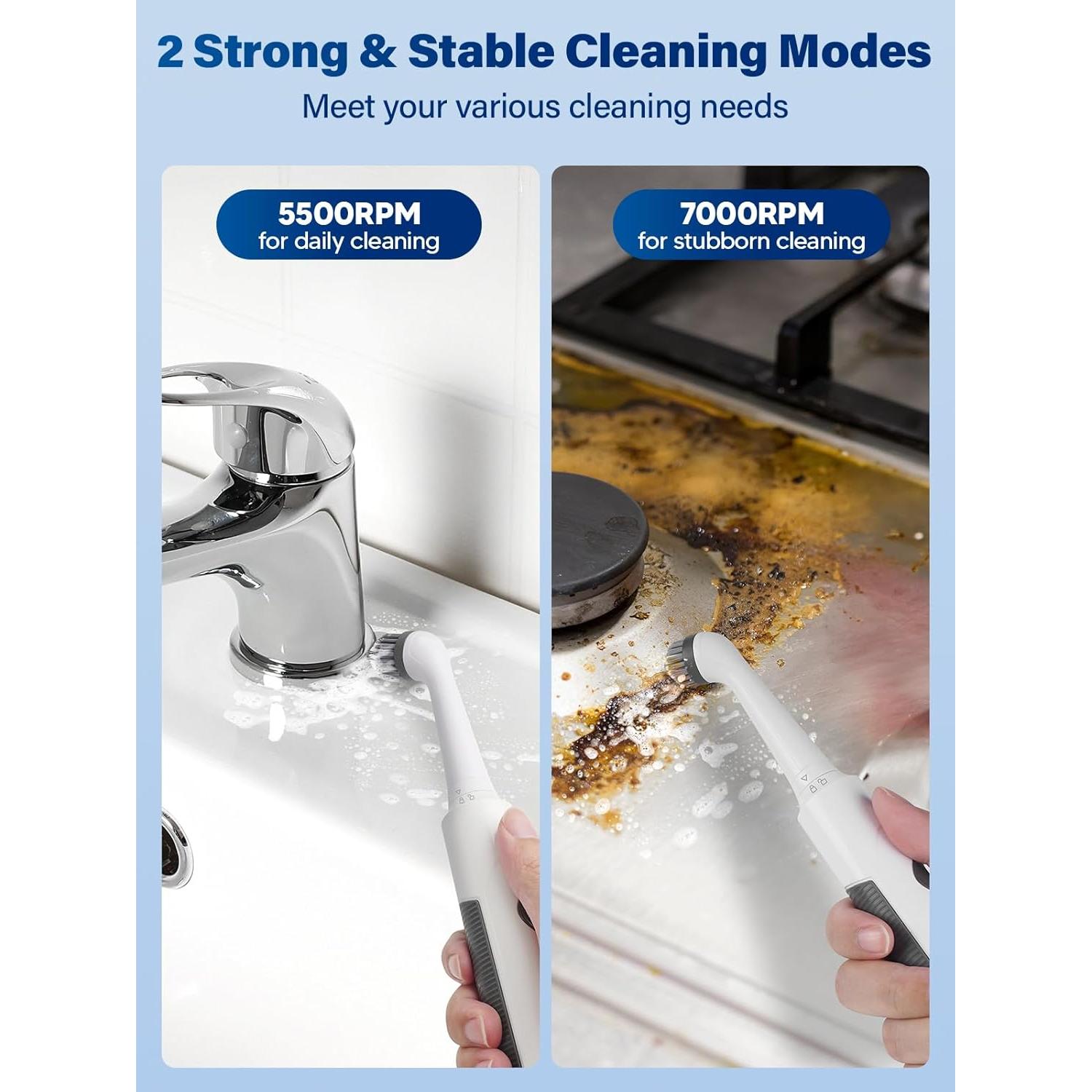 Cepillo Eléctrico de Limpieza CLEAN EXPERT IPX7 4H Batería