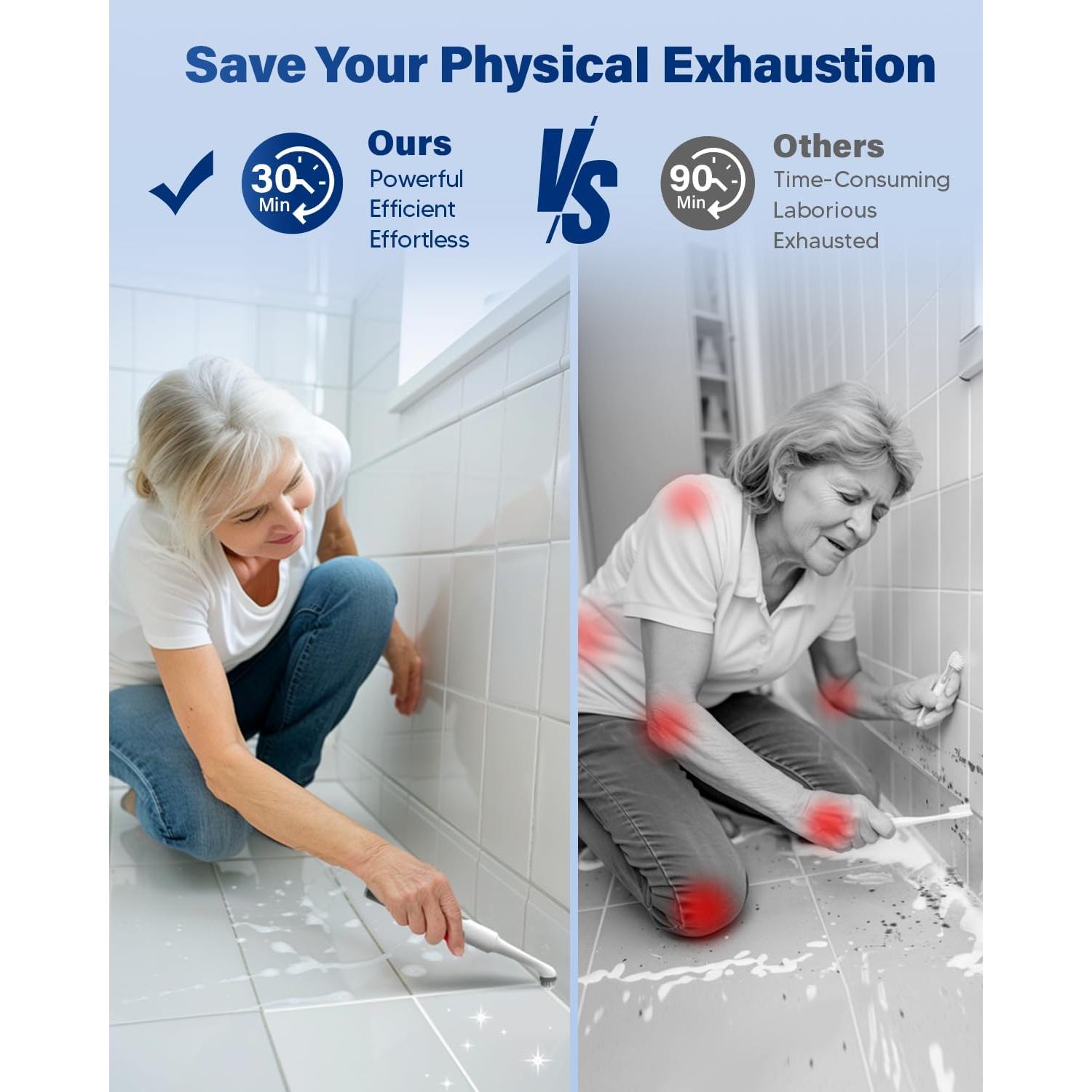 Cepillo Eléctrico de Limpieza CLEAN EXPERT IPX7 4H Batería