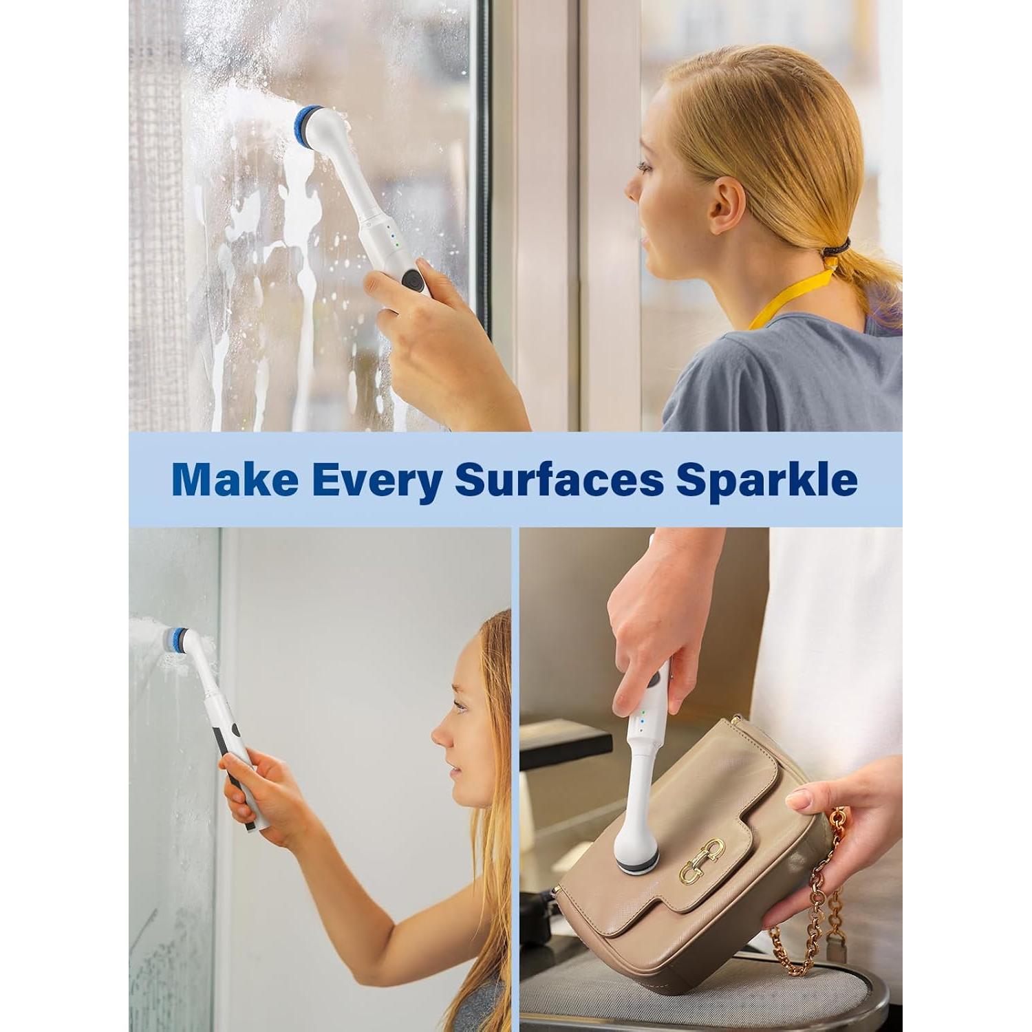 Cepillo Eléctrico de Limpieza CLEAN EXPERT IPX7 4H Batería