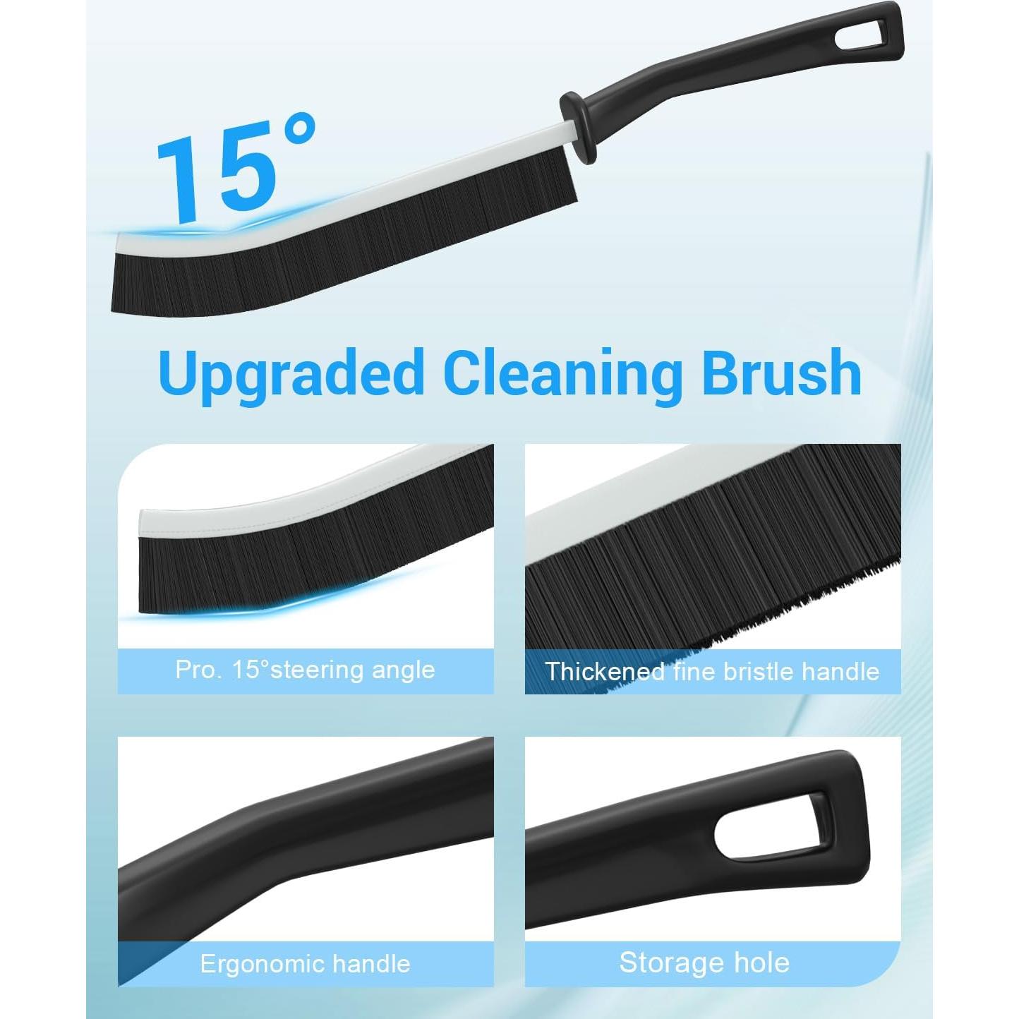 Juego de Cepillos de Limpieza de Ranuras WINONLY - 6 Unidades