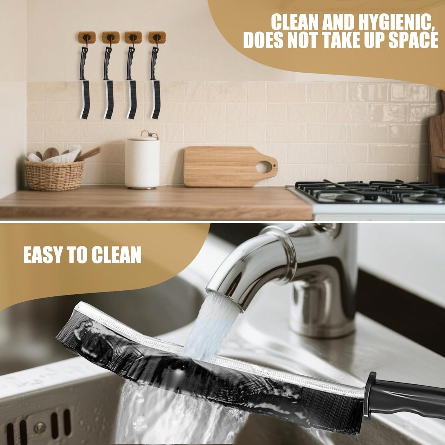 Juego de 8 Cepillos de Limpieza WDRIGE para Grietas y Juntas