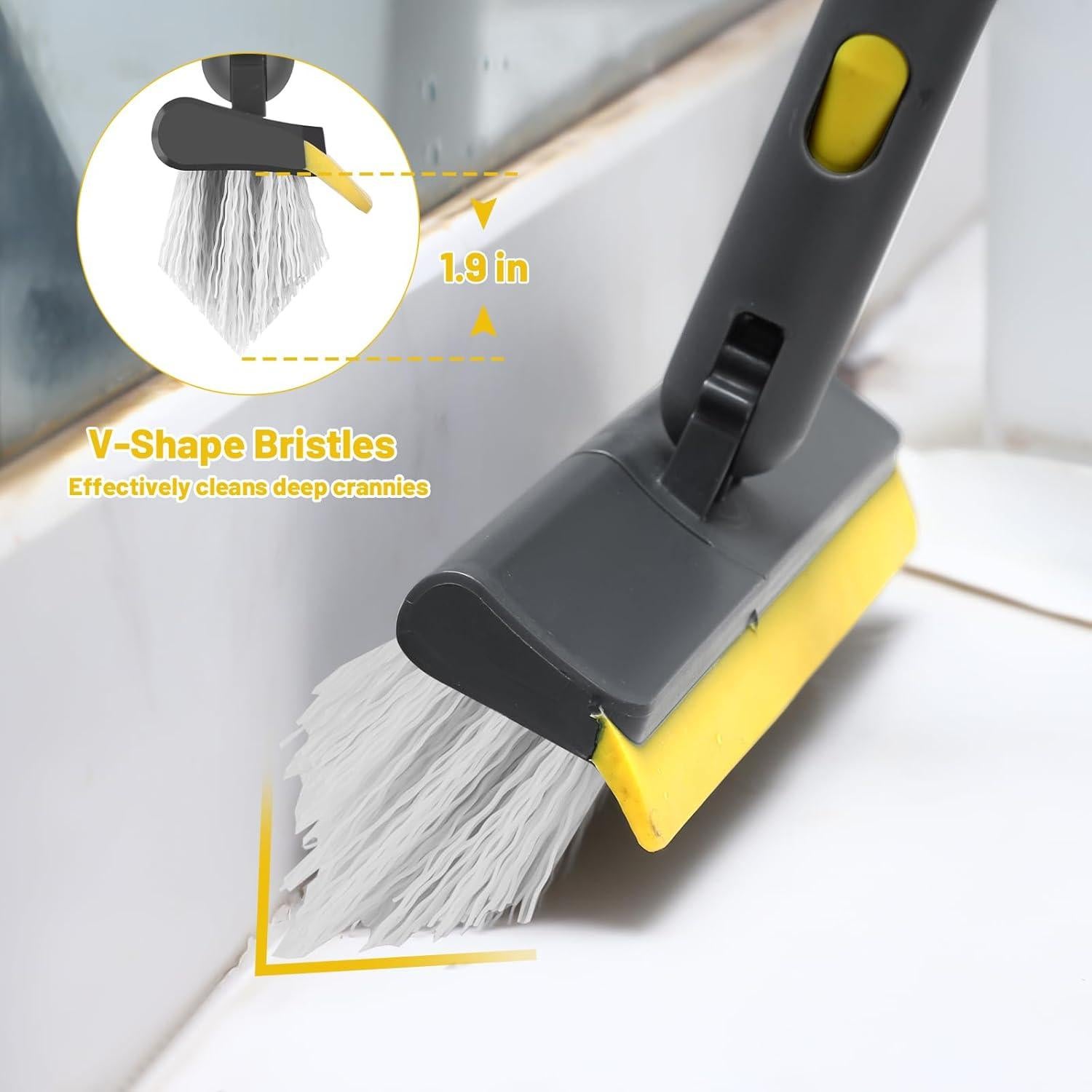 Juego de Cepillos de Limpieza Wlich con Mango Ajustable 145 cm