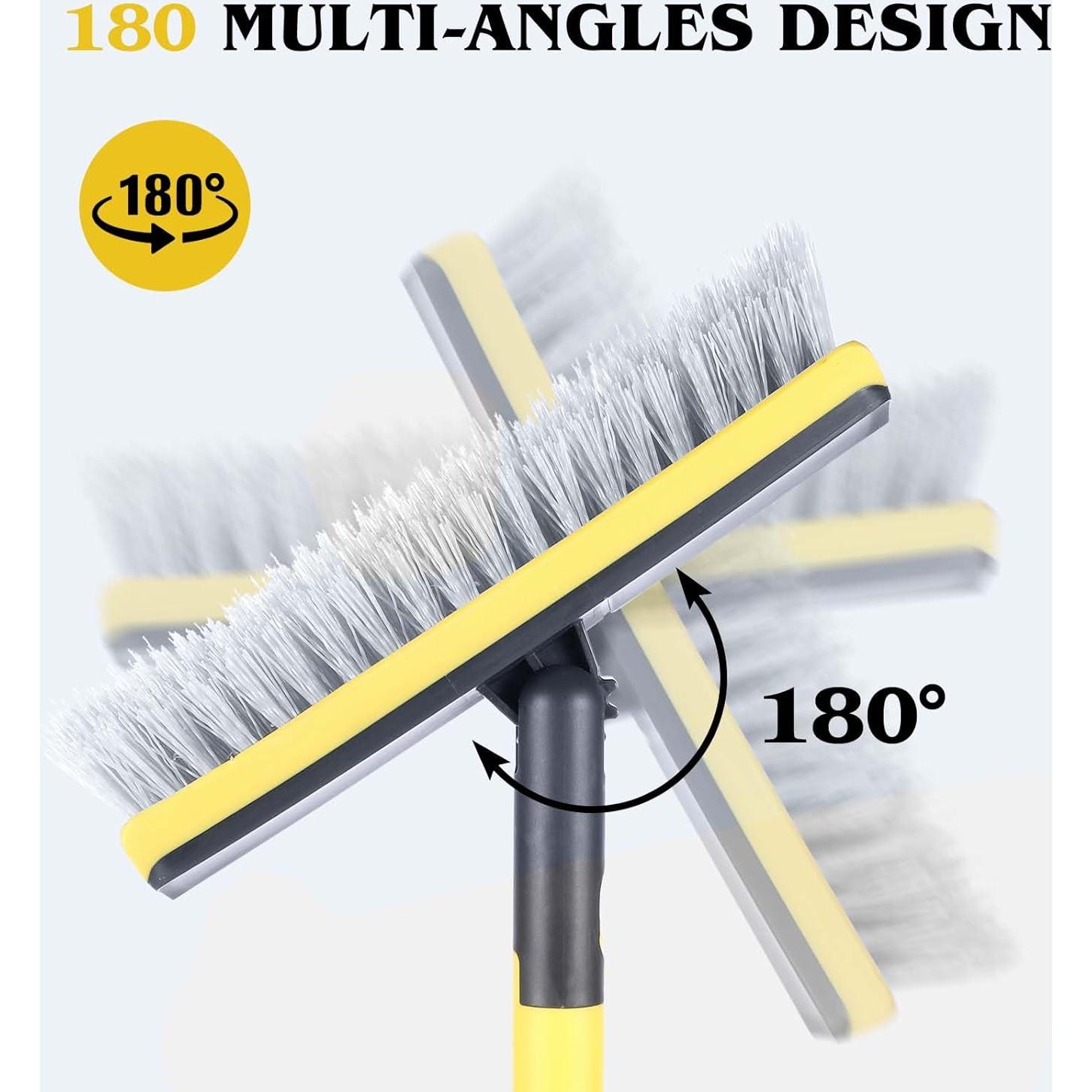 Juego de Cepillos de Limpieza Wlich con Mango Ajustable 145 cm