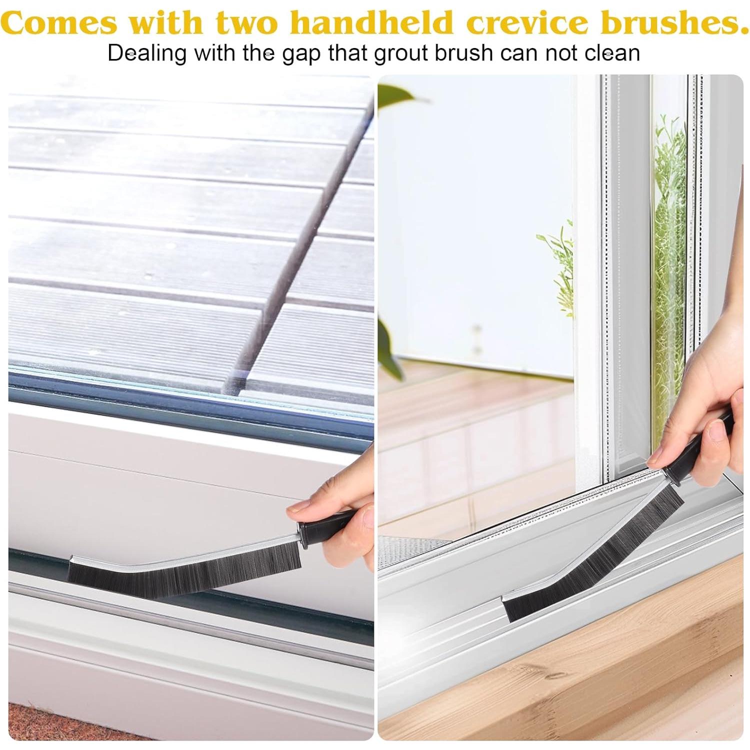 Juego de Cepillos de Limpieza Wlich con Mango Ajustable 145 cm