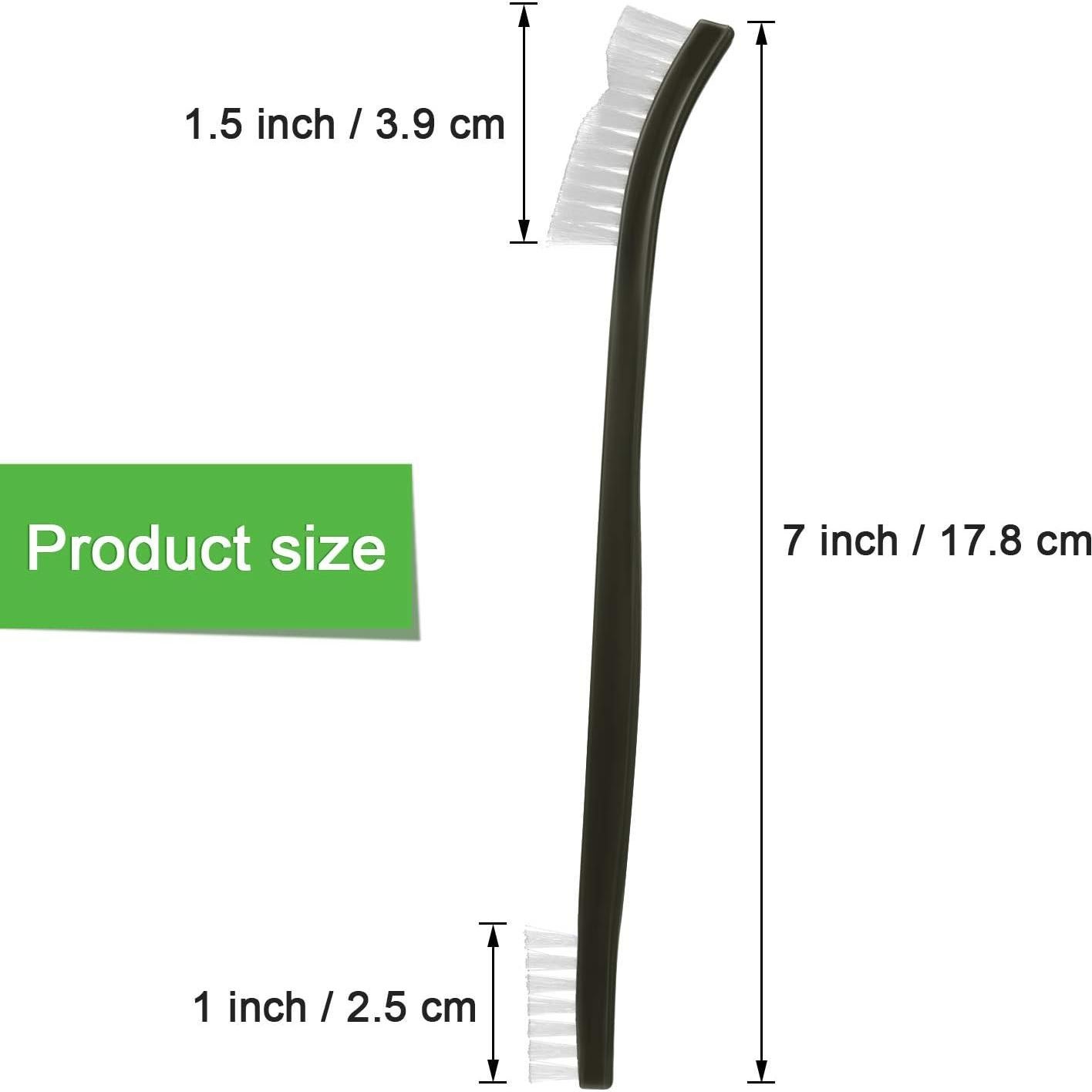 Boao 20 Cepillos de Limpieza Doble Extremo Nylon 17.78 cm