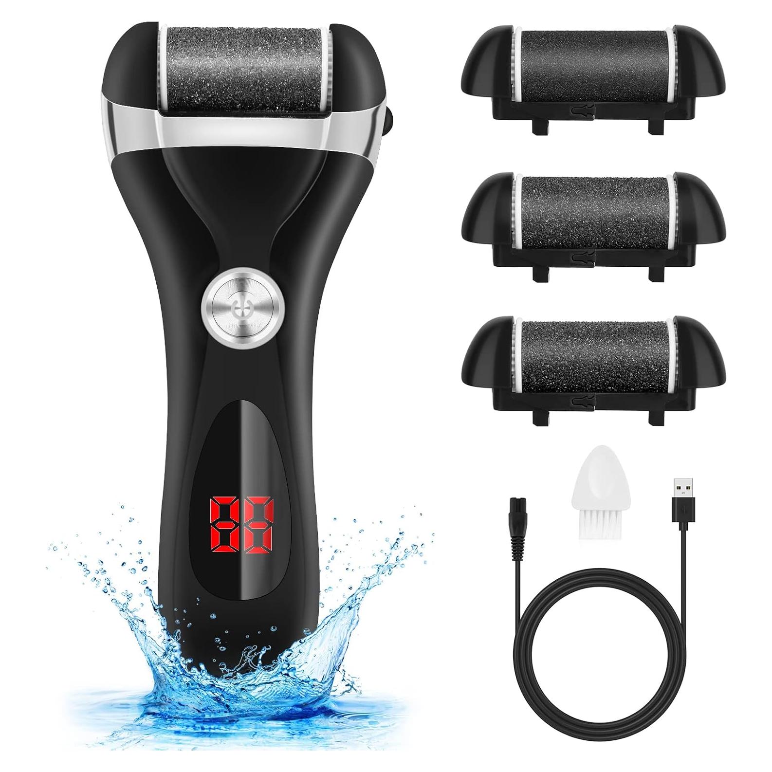 Removedor de Callos Eléctrico Elmchee con 3 Cabezas y 2 Velocidades