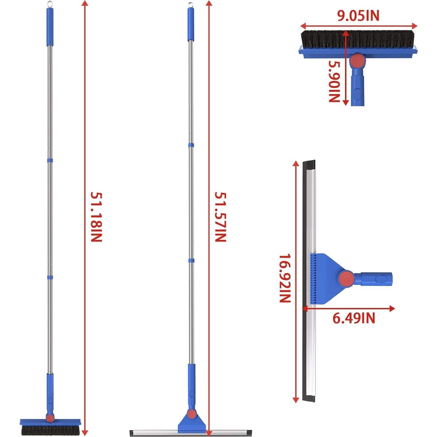 Cepillo de Suelo COBETE con Raspador de Goma 42.93 CM