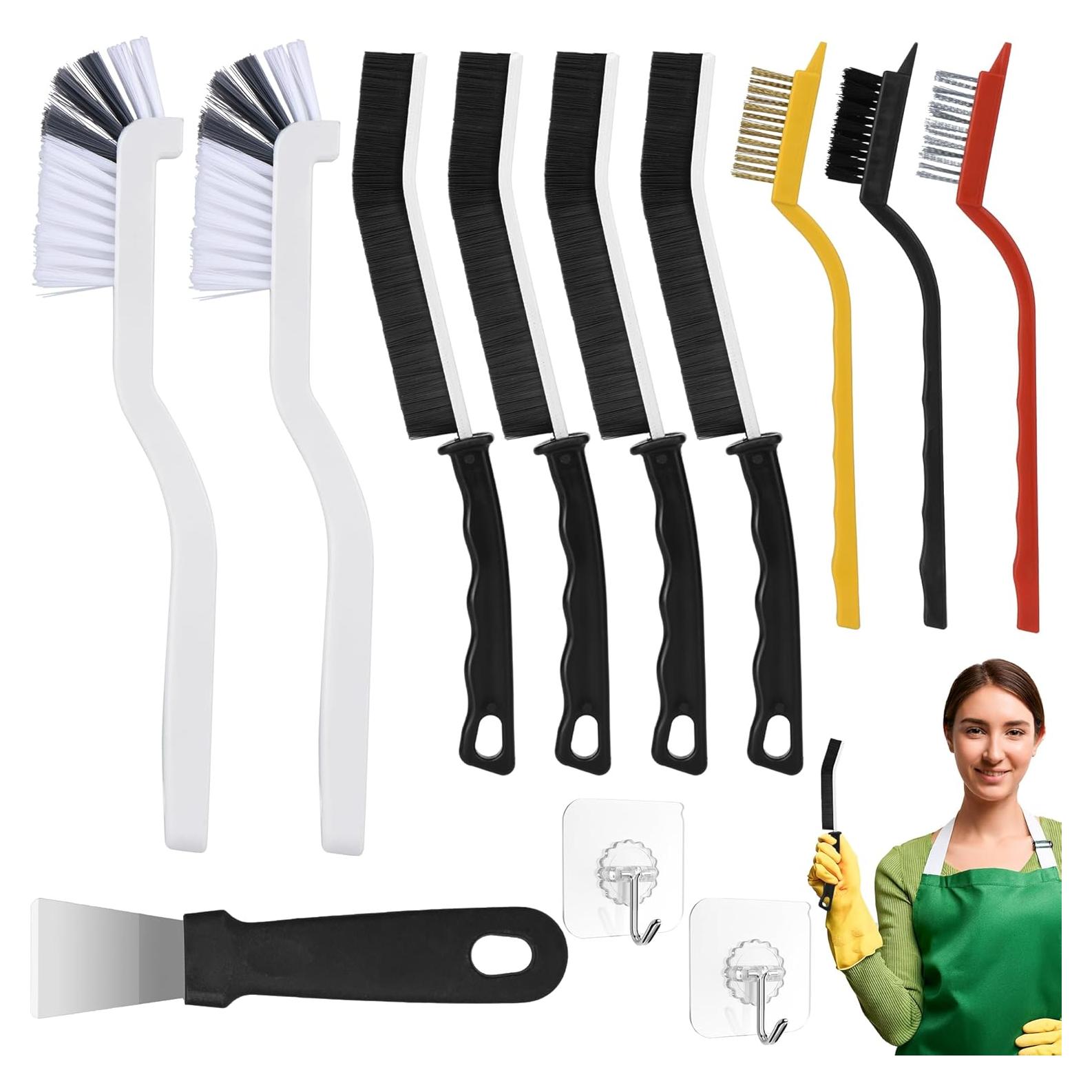 Juego de Cepillos de Limpieza de Ranuras Tedmax 12 Piezas