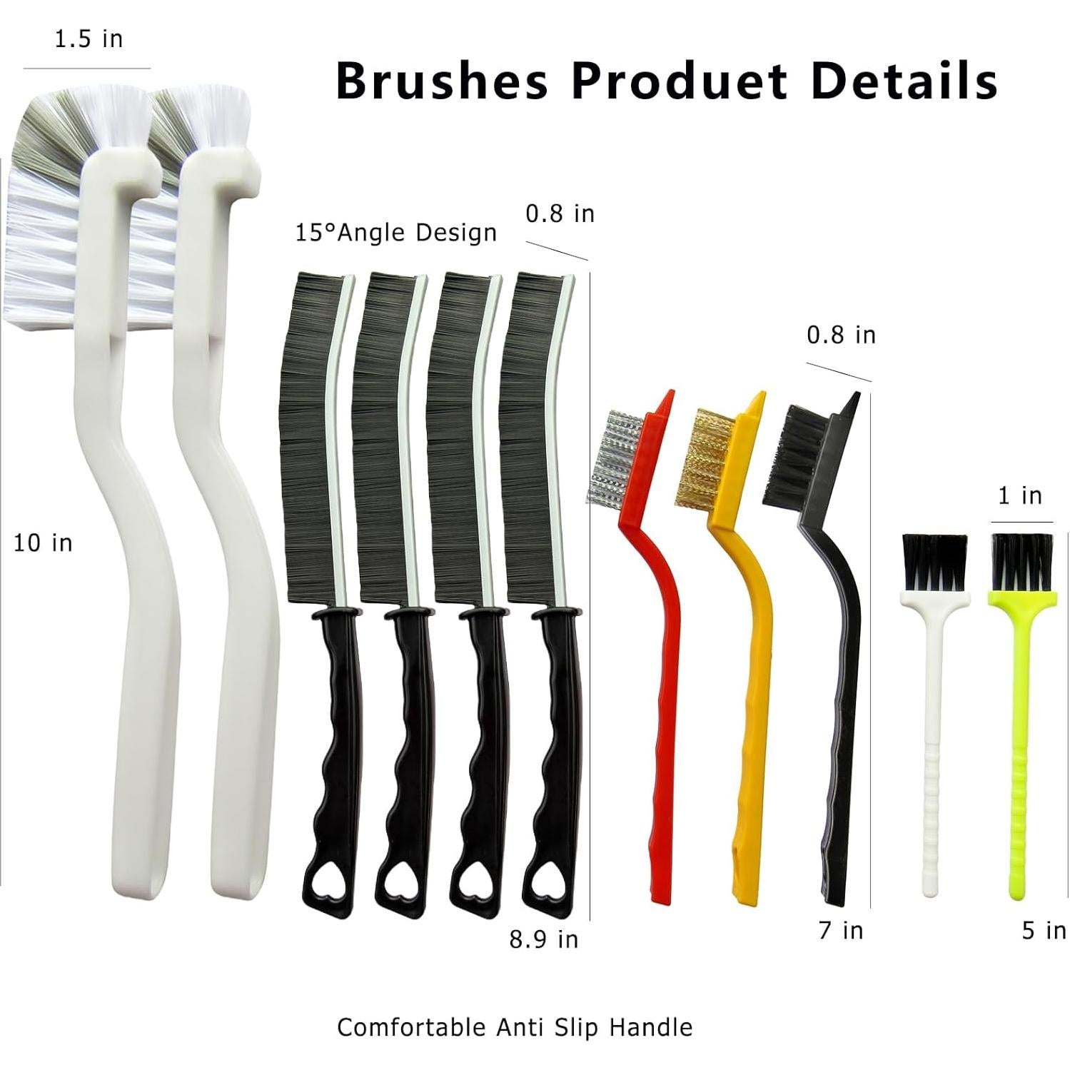 11 Cepillos de Limpieza CRAFNEW para Espacios Pequeños