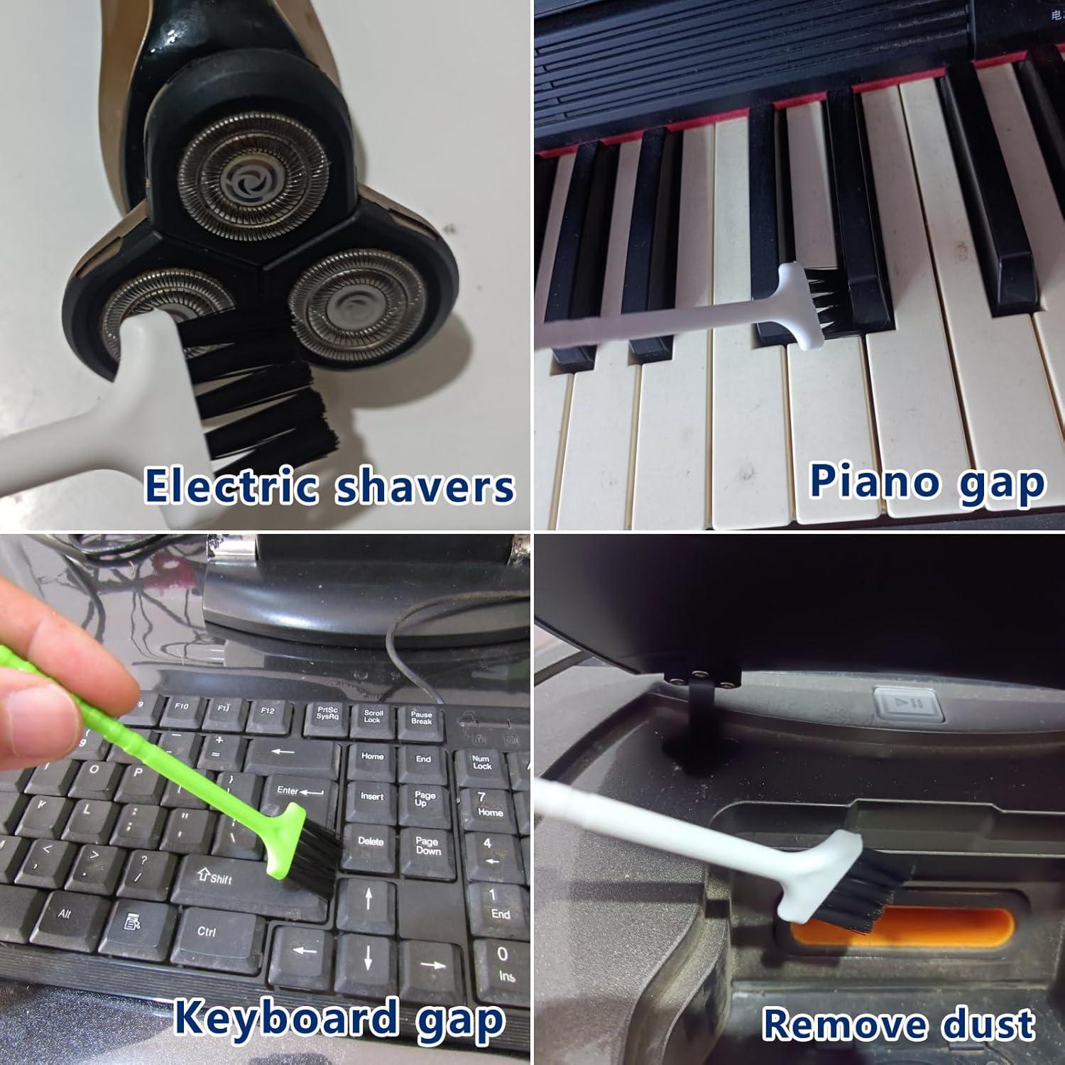 Juego de 10 Cepillos de Limpieza de Ranuras CRAFNEW - Duro