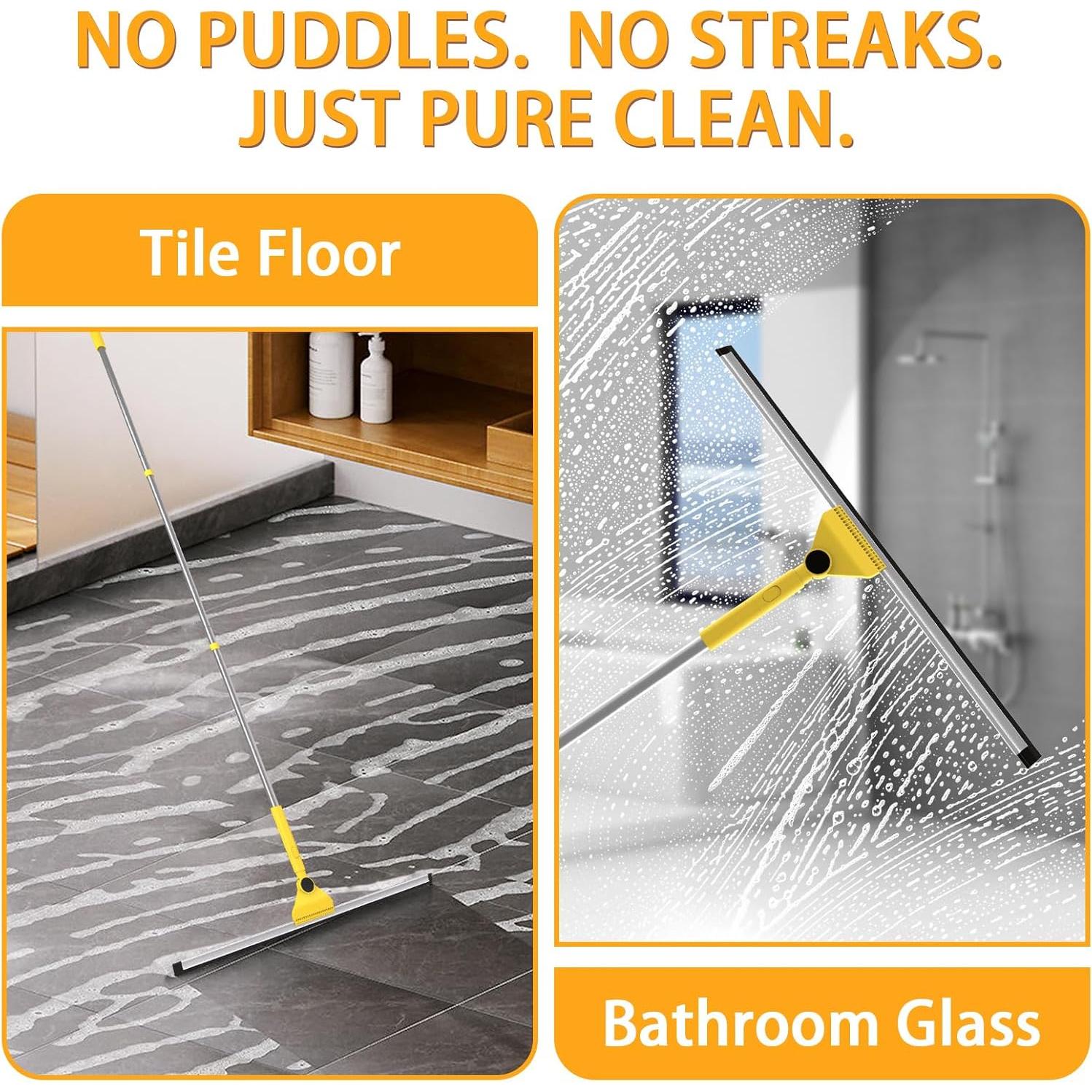 Cepillo de Lechada DYMOLL en V y Limpiaparabrisas 42.9 cm