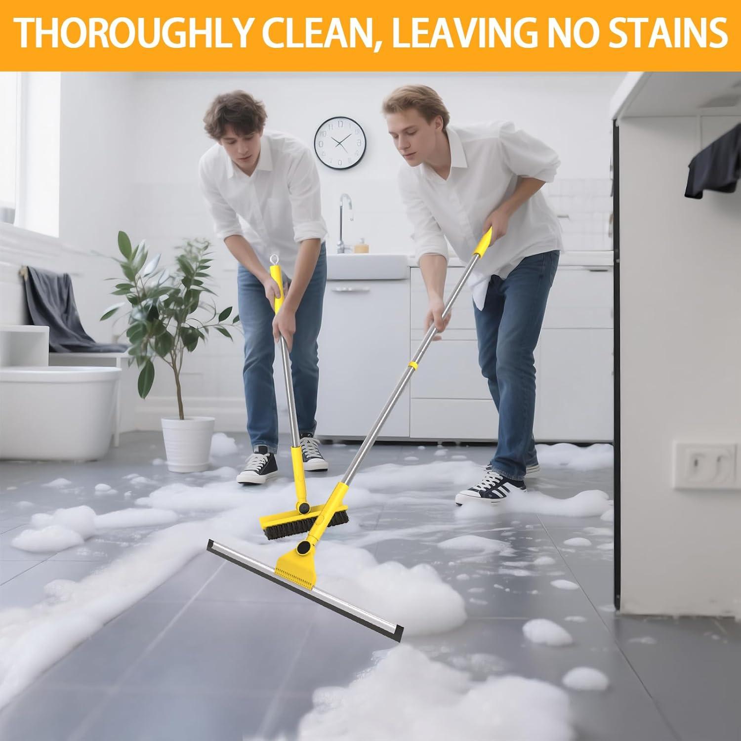 Cepillo de Lechada DYMOLL en V y Limpiaparabrisas 42.9 cm