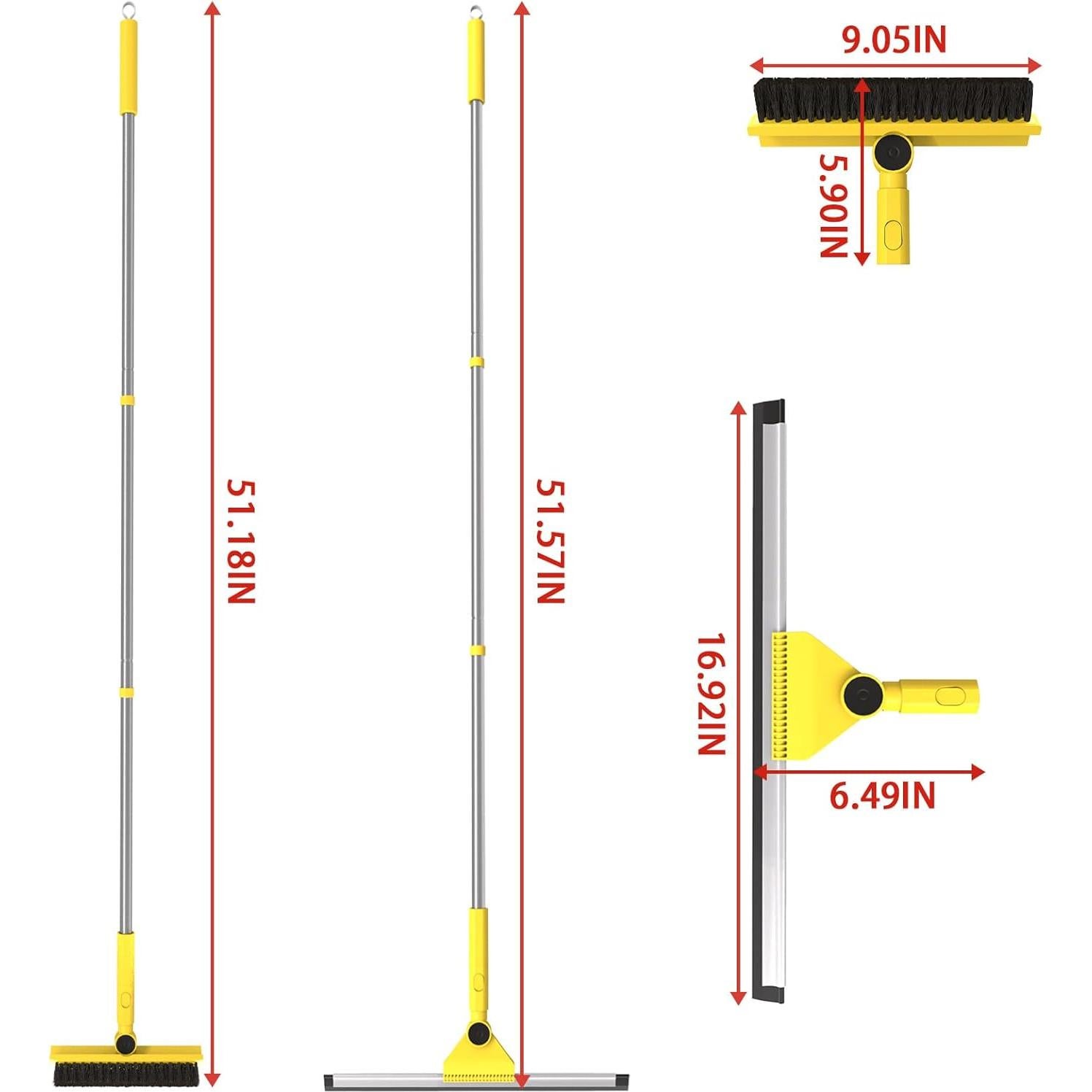 Cepillo de Lechada DYMOLL en V y Limpiaparabrisas 42.9 cm