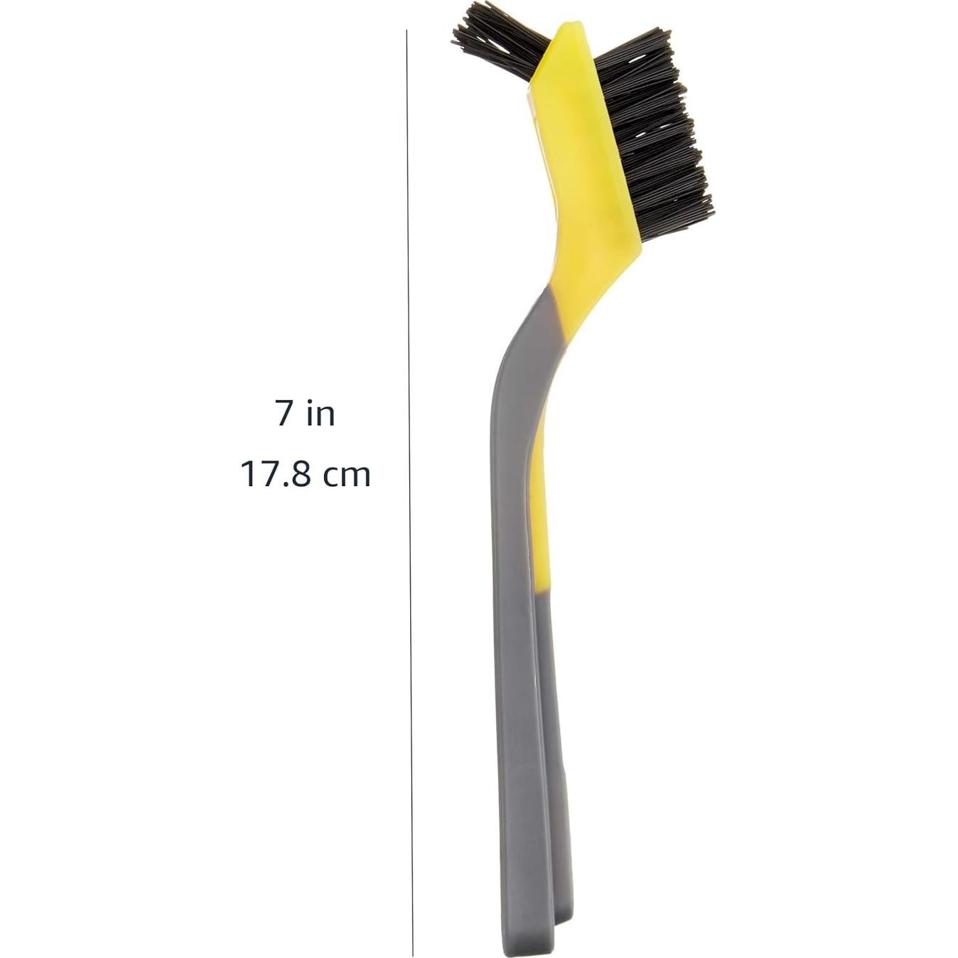 Cepillos Mini de Acero Inoxidable Amazon Basics - Paquete de 3