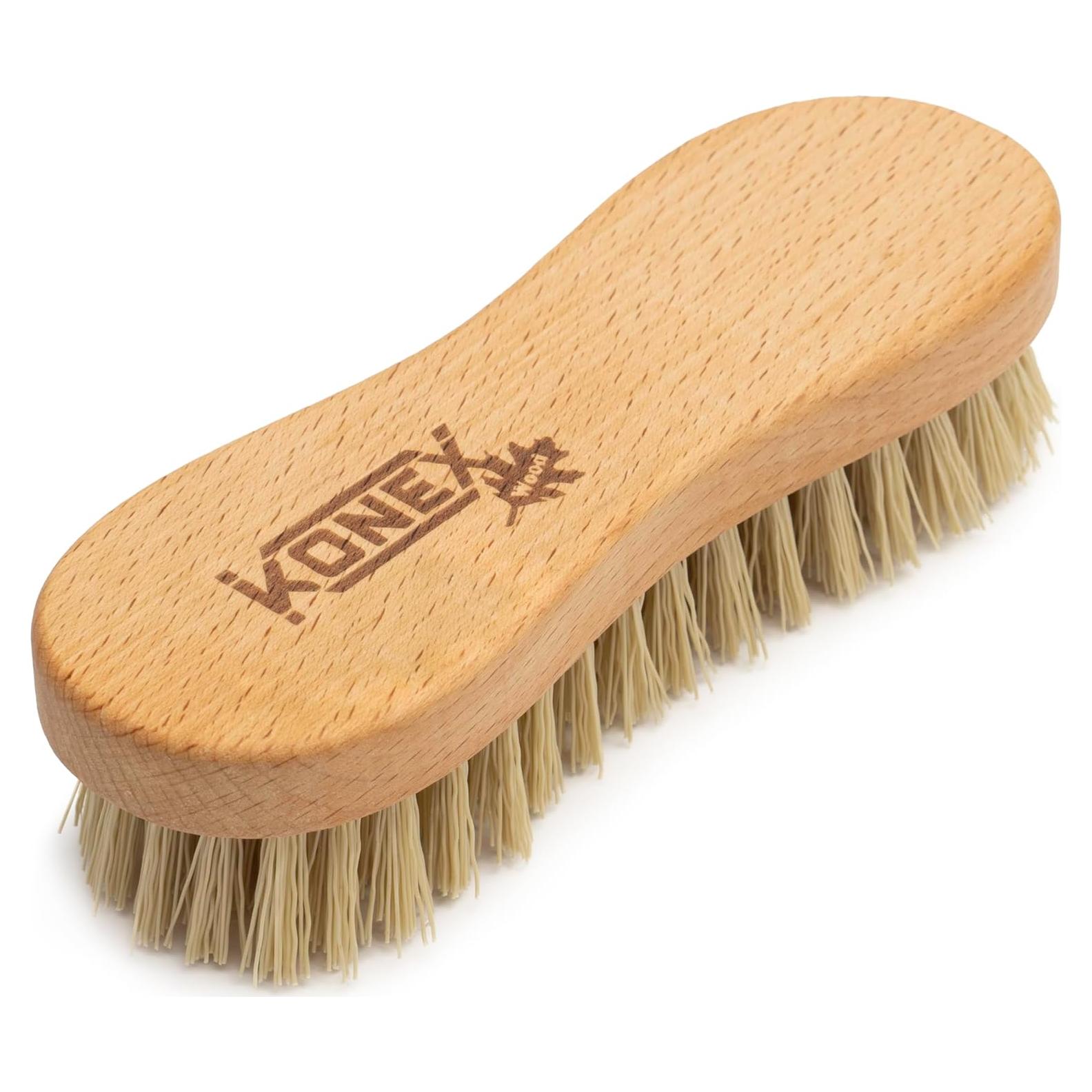 Cepillo de Mano KONEX de Madera y Cerdas Rígidas 20cm