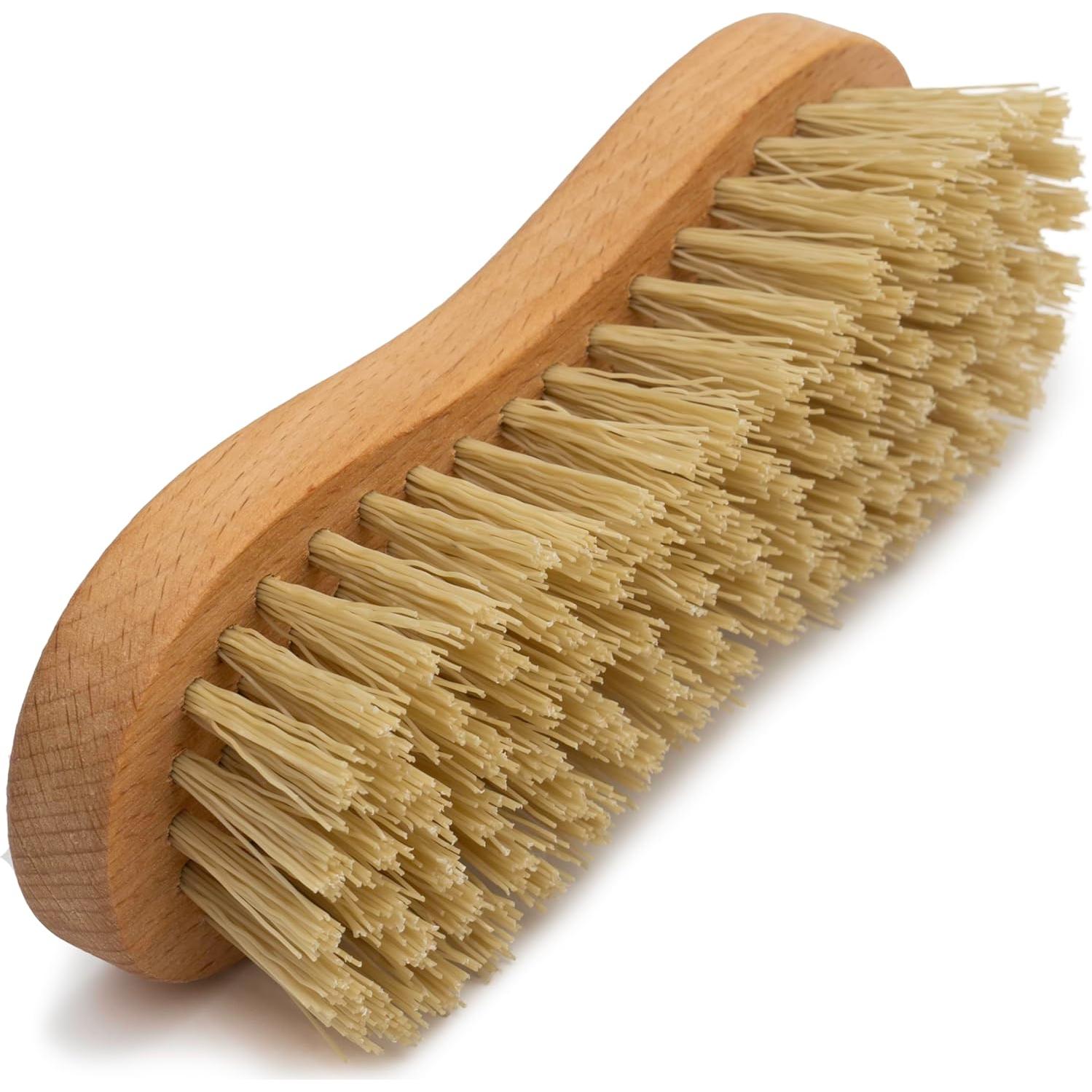 Cepillo de Mano KONEX de Madera y Cerdas Rígidas 20cm