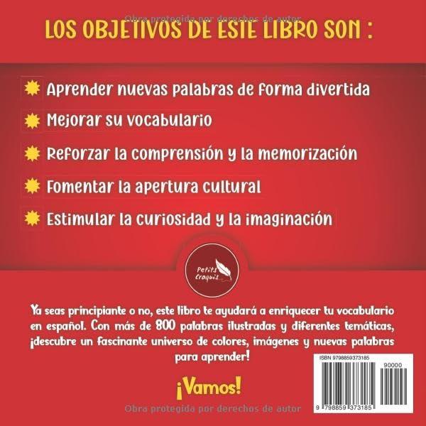 Mi primer libro ilustrado bilingüe Español Francés: + 800 palabras traducidas - Diccionario libro para aprender frances para niños adultos con ... sobre temas cotidianos. (Spanish Edition)