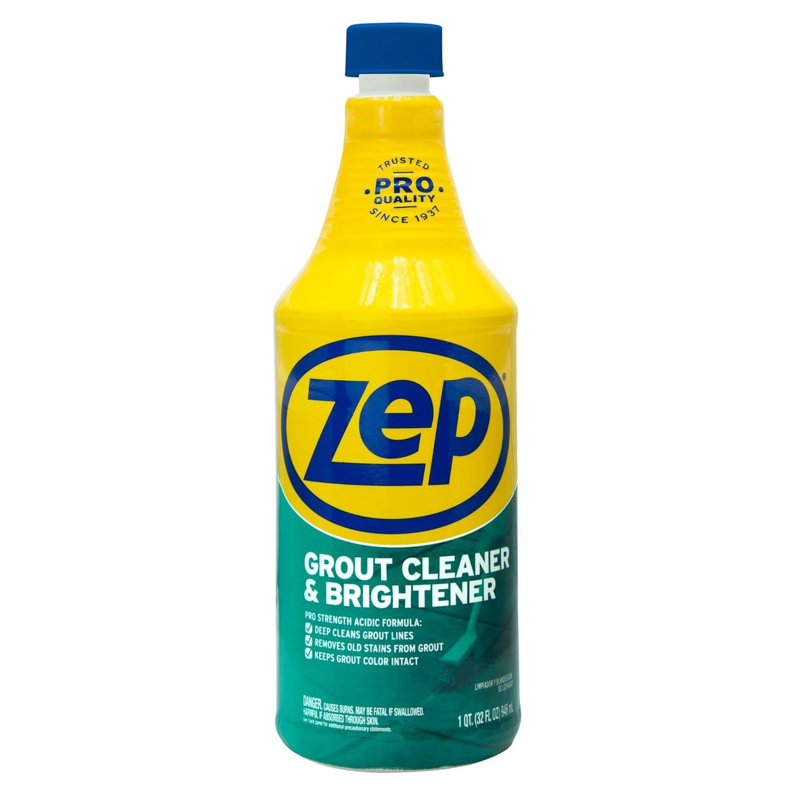 Limpiador de Lechada Zep 32 Oz - Fórmula Ácida Profesional