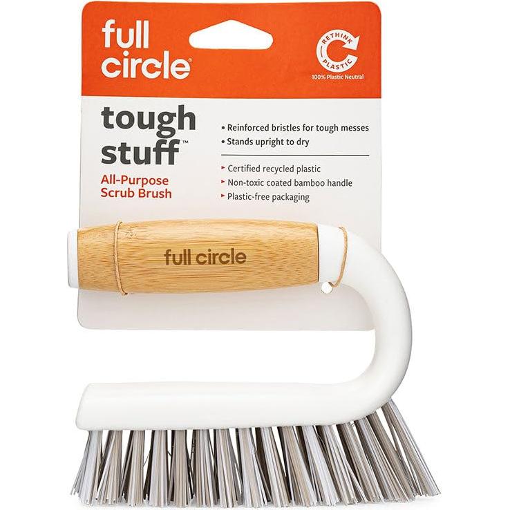 Cepillo de Fregado Multiusos Full Circle Tough Stuff Blanco 11.3x9.7cm