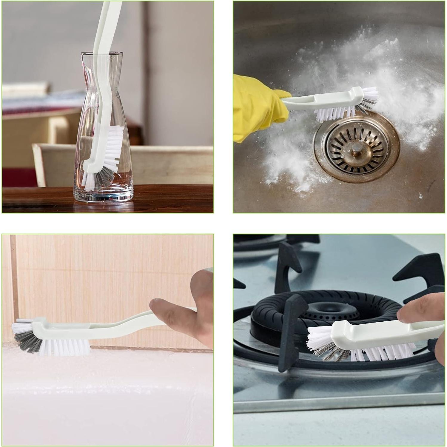 Paquete de 8 Cepillos Limpiadores de Juntas LeeLoon - Ergonomía y Versatilidad