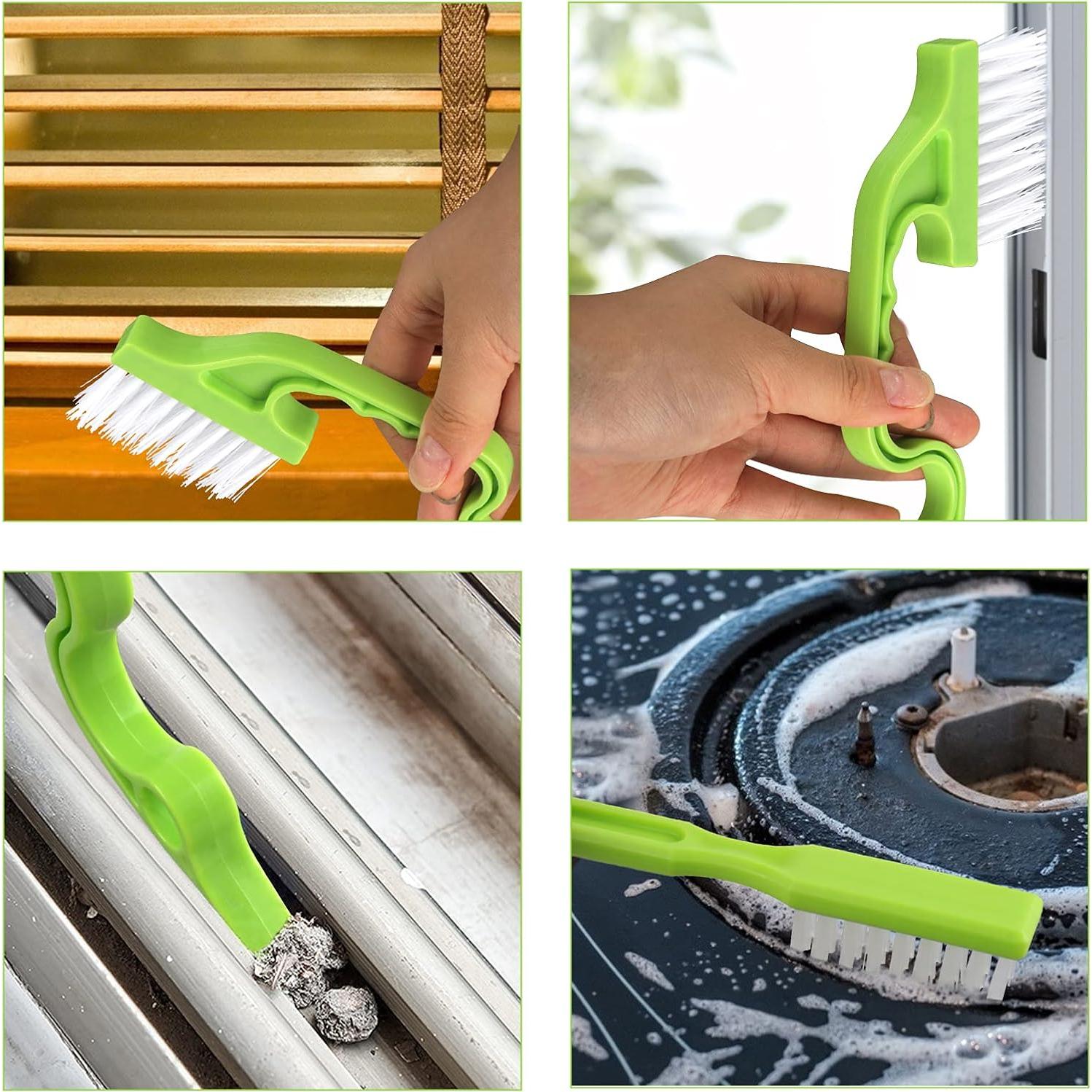 Paquete de 8 Cepillos Limpiadores de Juntas LeeLoon - Ergonomía y Versatilidad