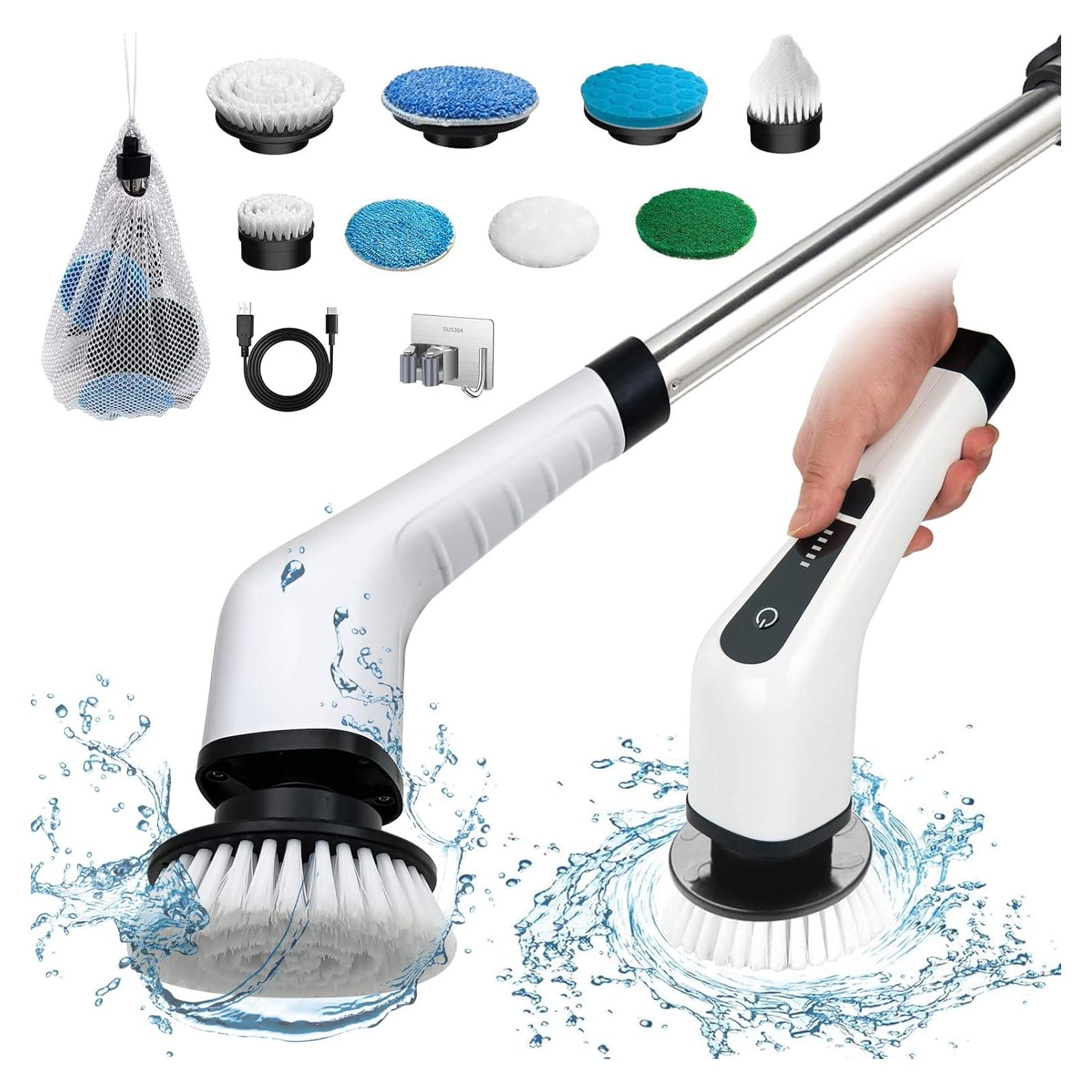 Limpiador Eléctrico de Espín FARI ANS-8050 Inalámbrico 8 Cabezas