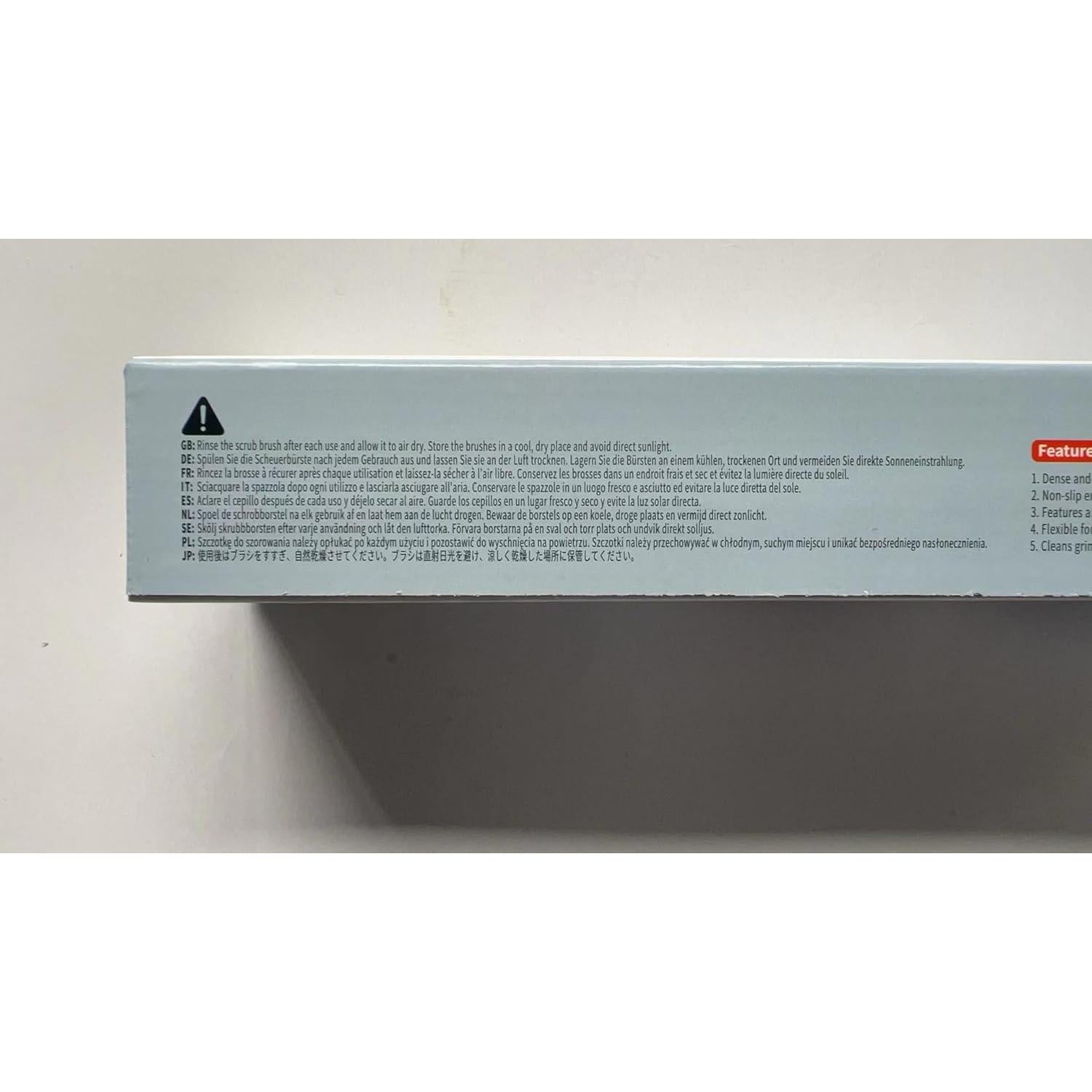 Cepillo de Limpieza de Ranuras MR.SIGA - 2 Unidades, Cerdas Duras