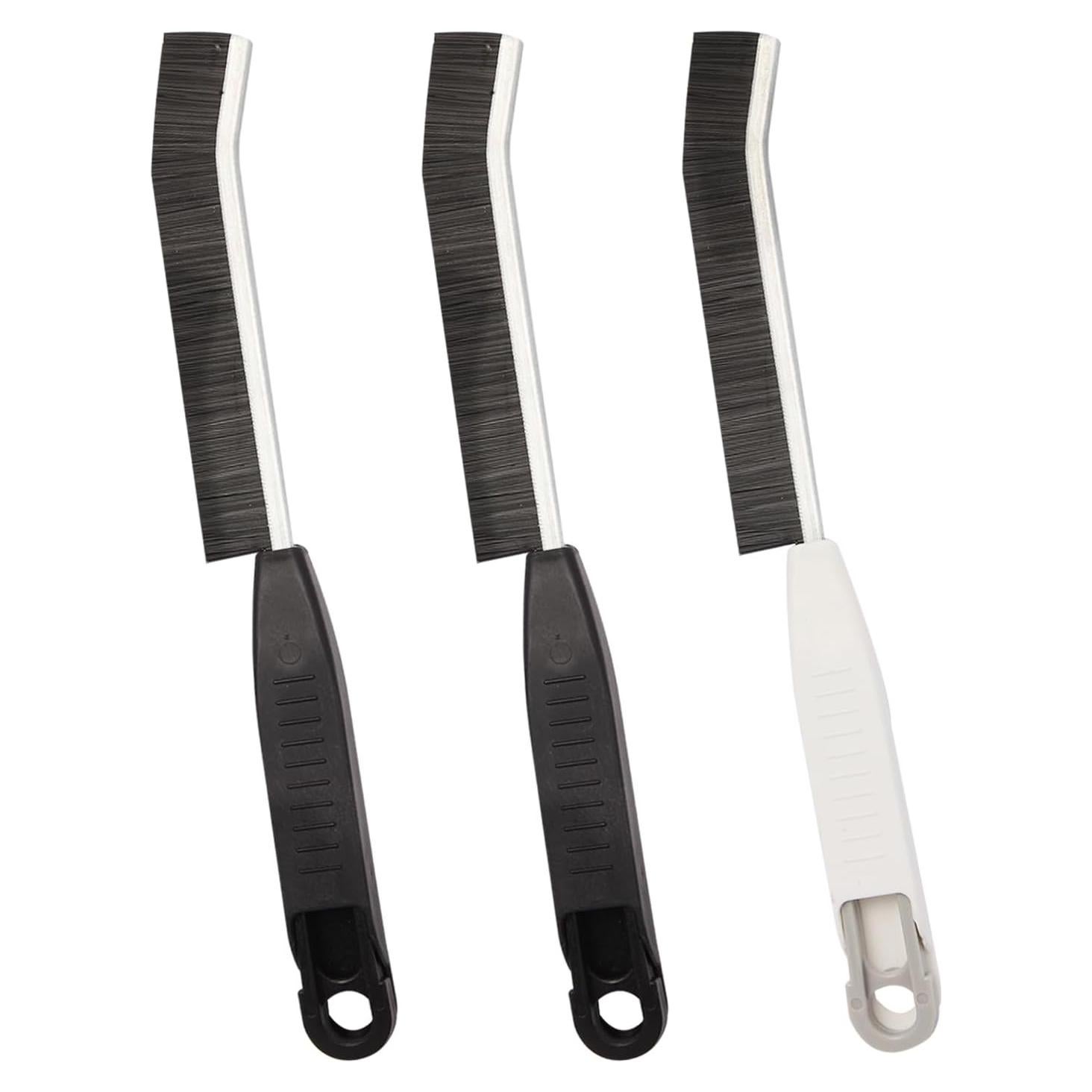 Juego de 3 Cepillos de Limpieza de Ranuras LCWYORH - Cerdas Duras