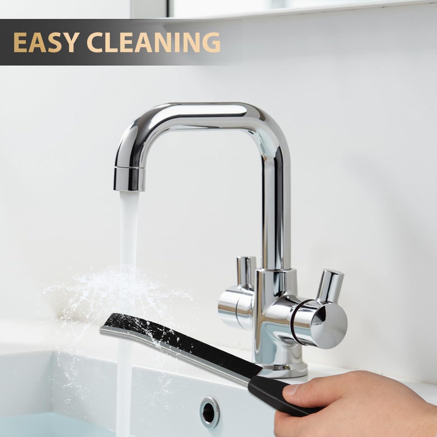 Juego de 3 Cepillos de Limpieza de Ranuras LCWYORH - Cerdas Duras