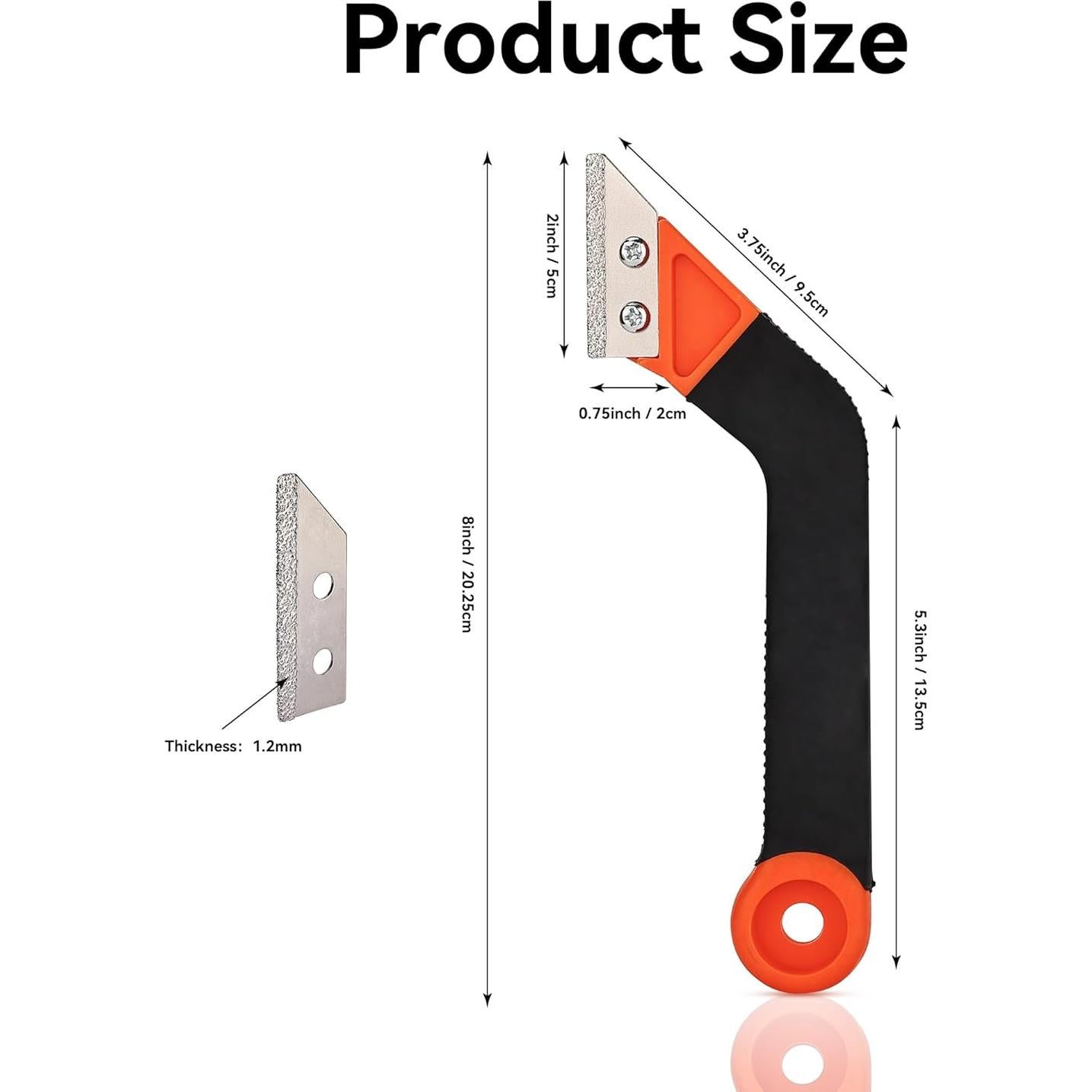 Paquete de 2 herramientas para eliminar lechada Necamocu
