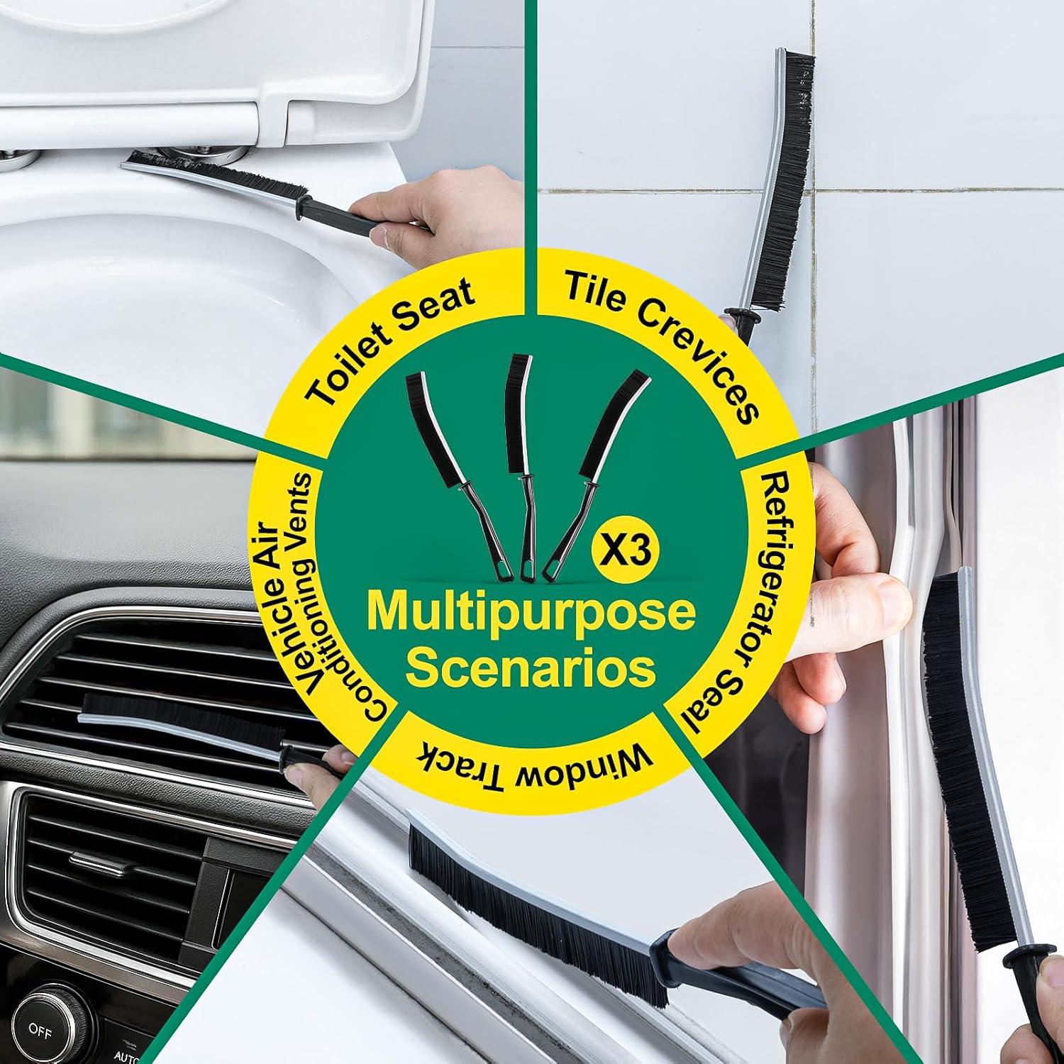 Juego de Cepillos de Limpieza Doméstica 8 Piezas Ergonomicos