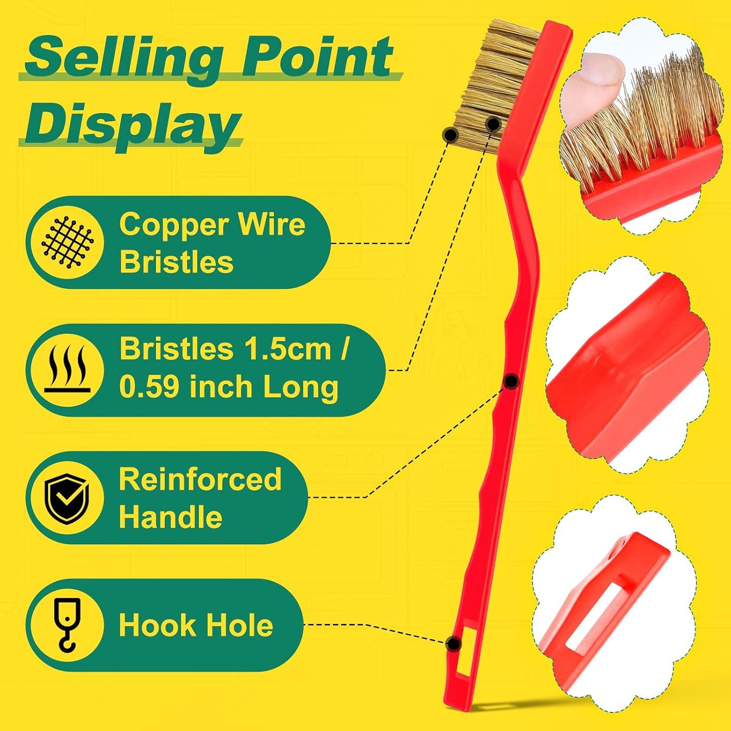 Juego de Cepillos de Limpieza Doméstica 8 Piezas Ergonomicos