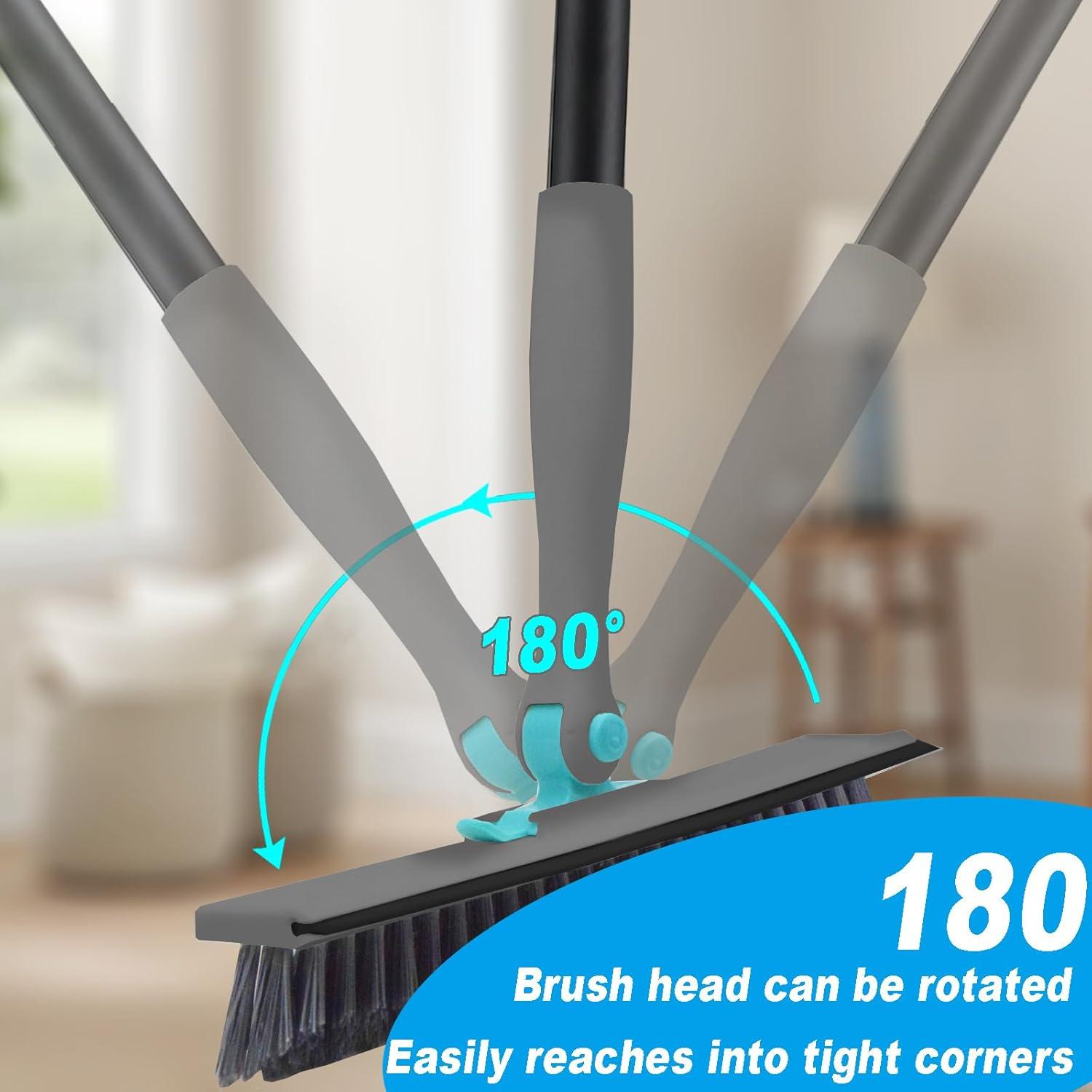 Cepillo de Limpieza de Juntas en Forma de V con Mango Ajustable