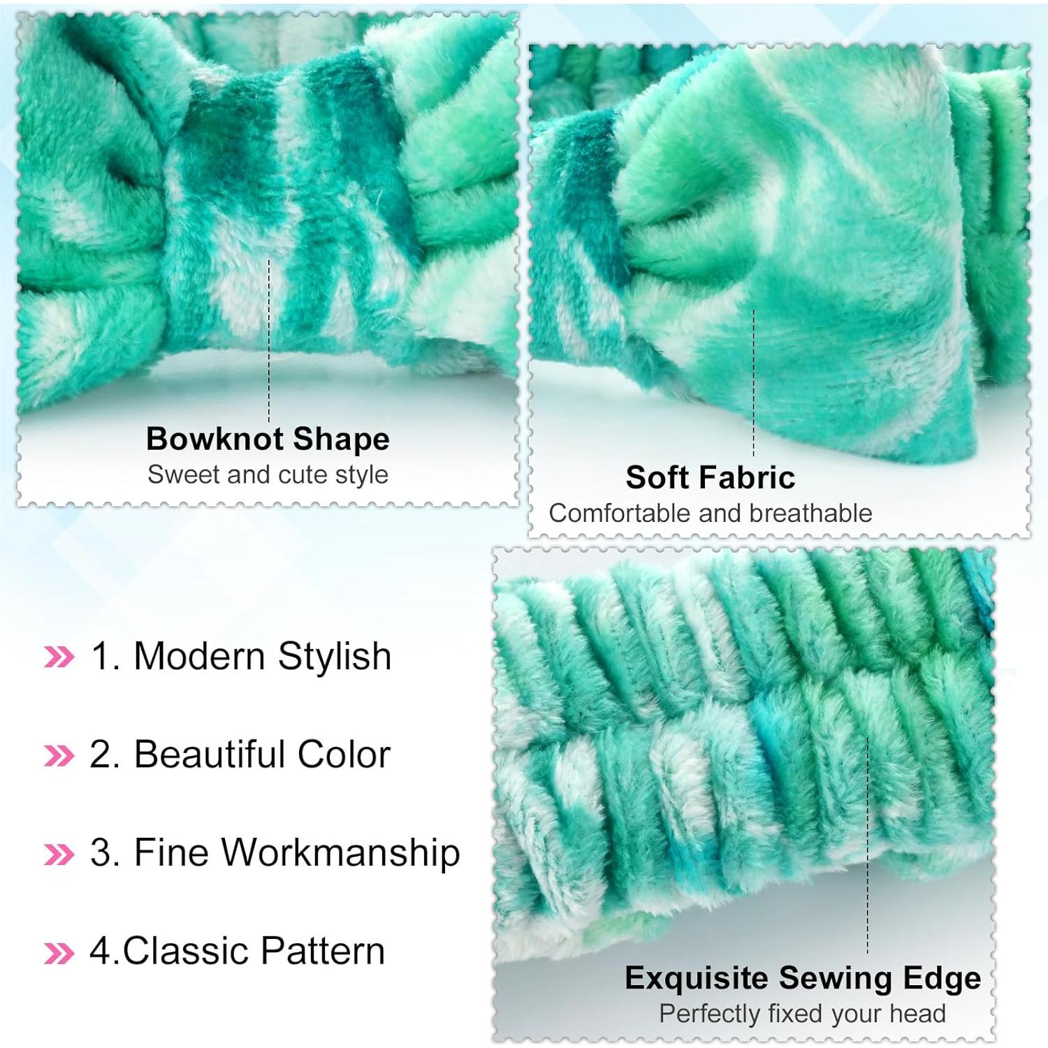 Juego de 6 bandas para cabeza y muñequera Wteehn - Microfibra